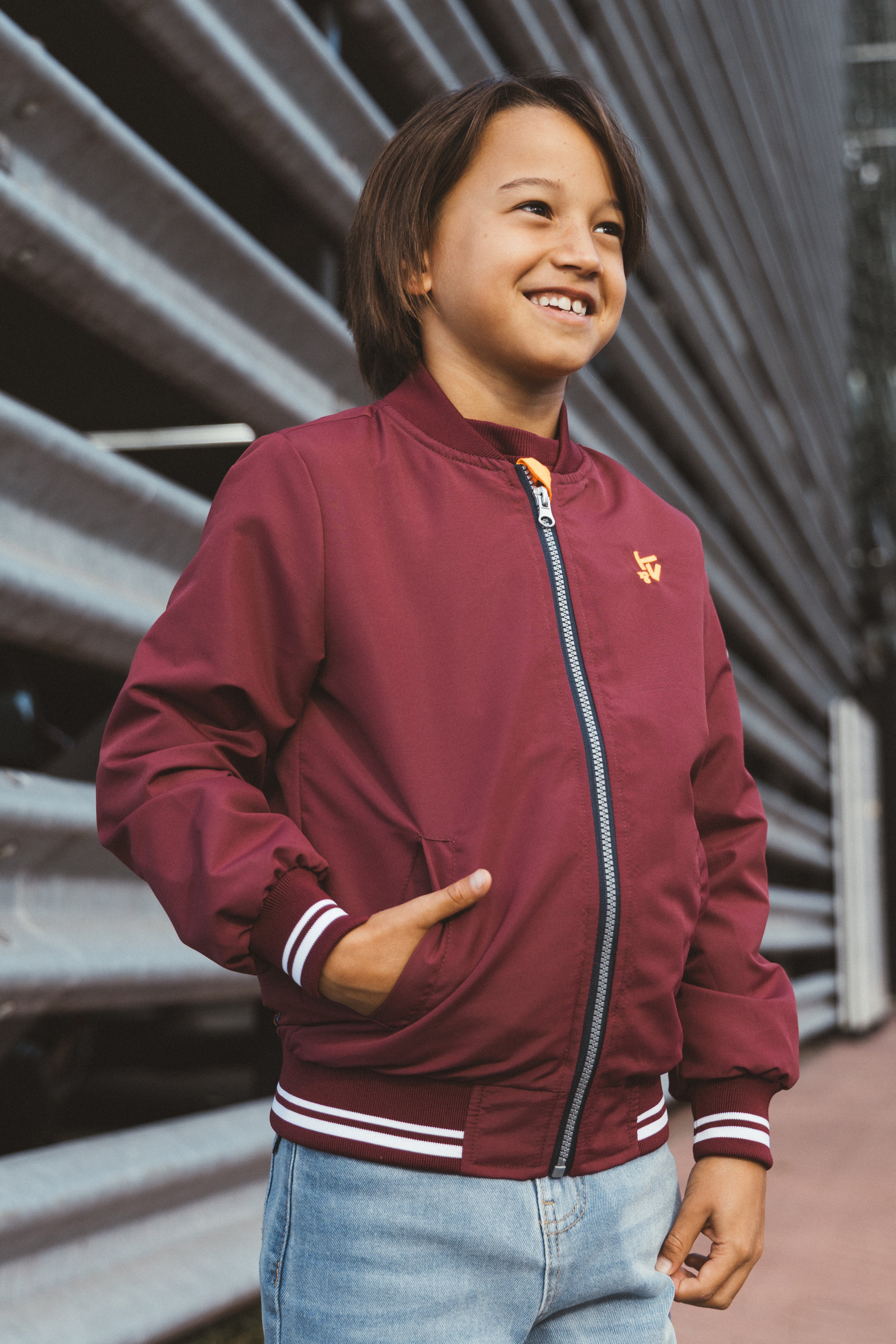 TYGO&vito Jas Jace Donkerrood