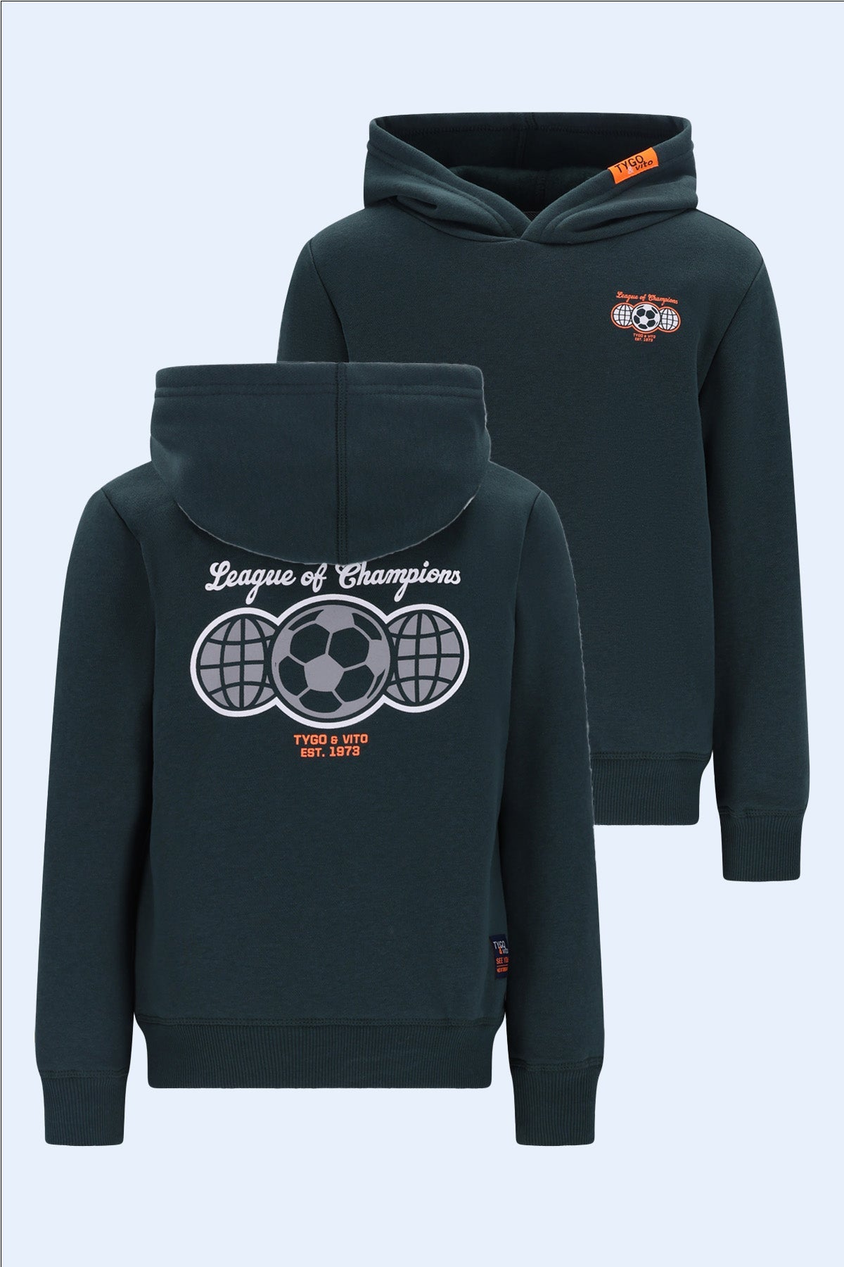 TYGO&vito Hoodie Hank Donkergroen