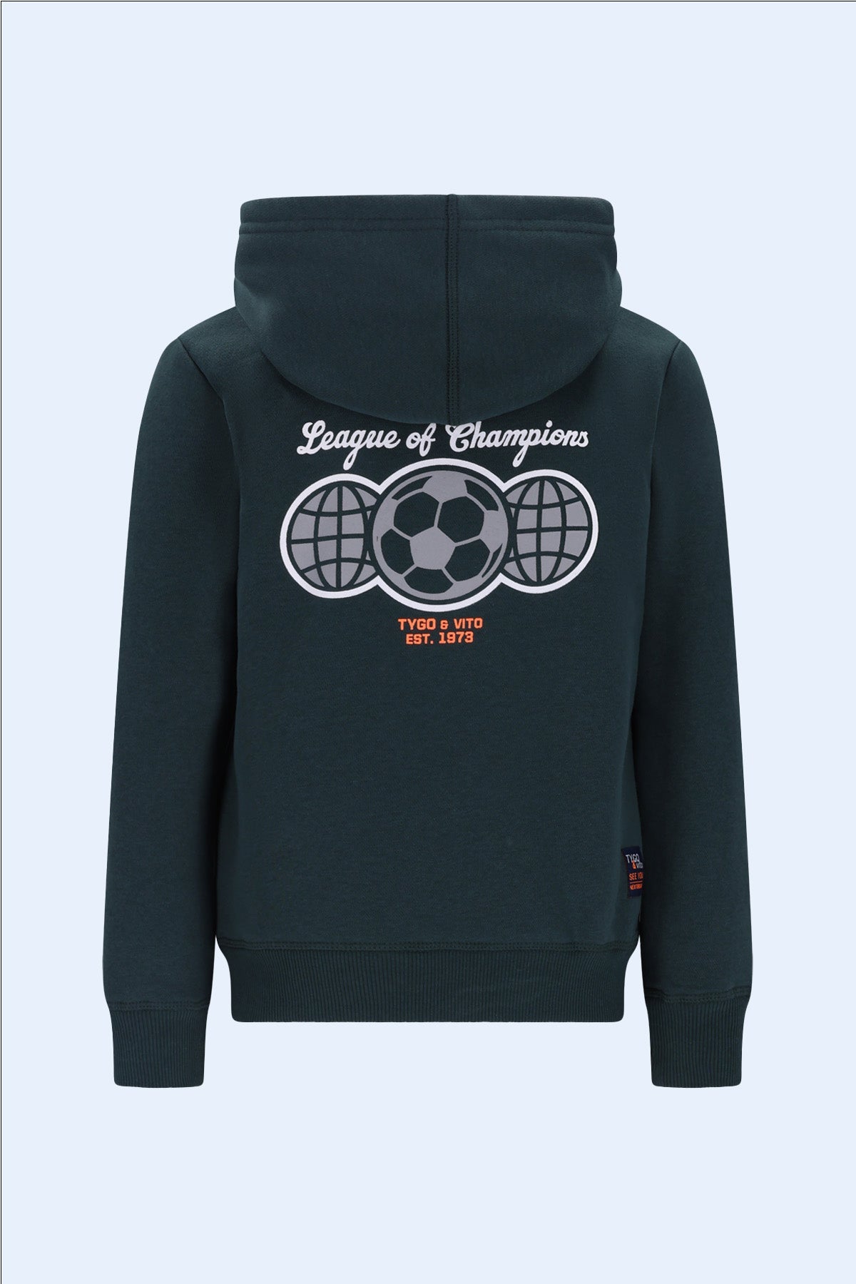 TYGO&vito Hoodie Hank Donkergroen