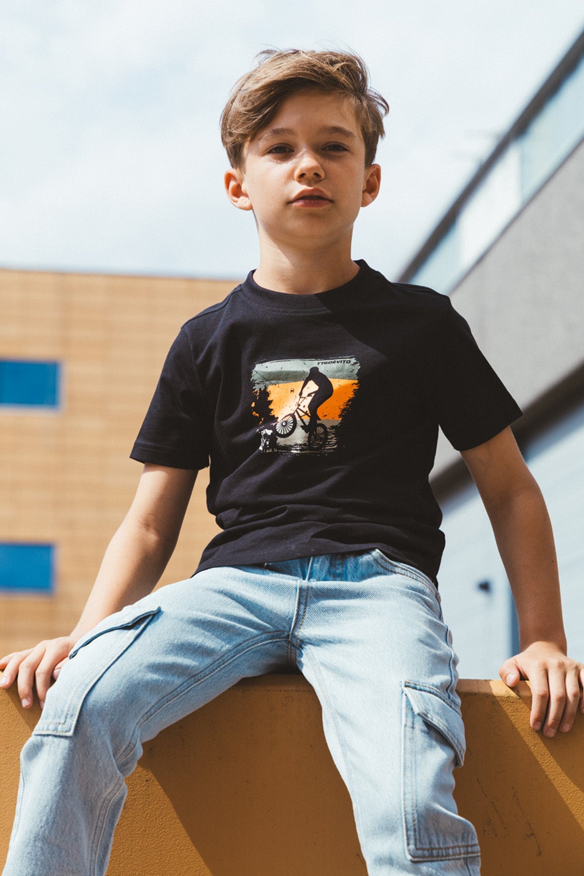 TYGO&vito T-shirt Jaimy Zwart Black