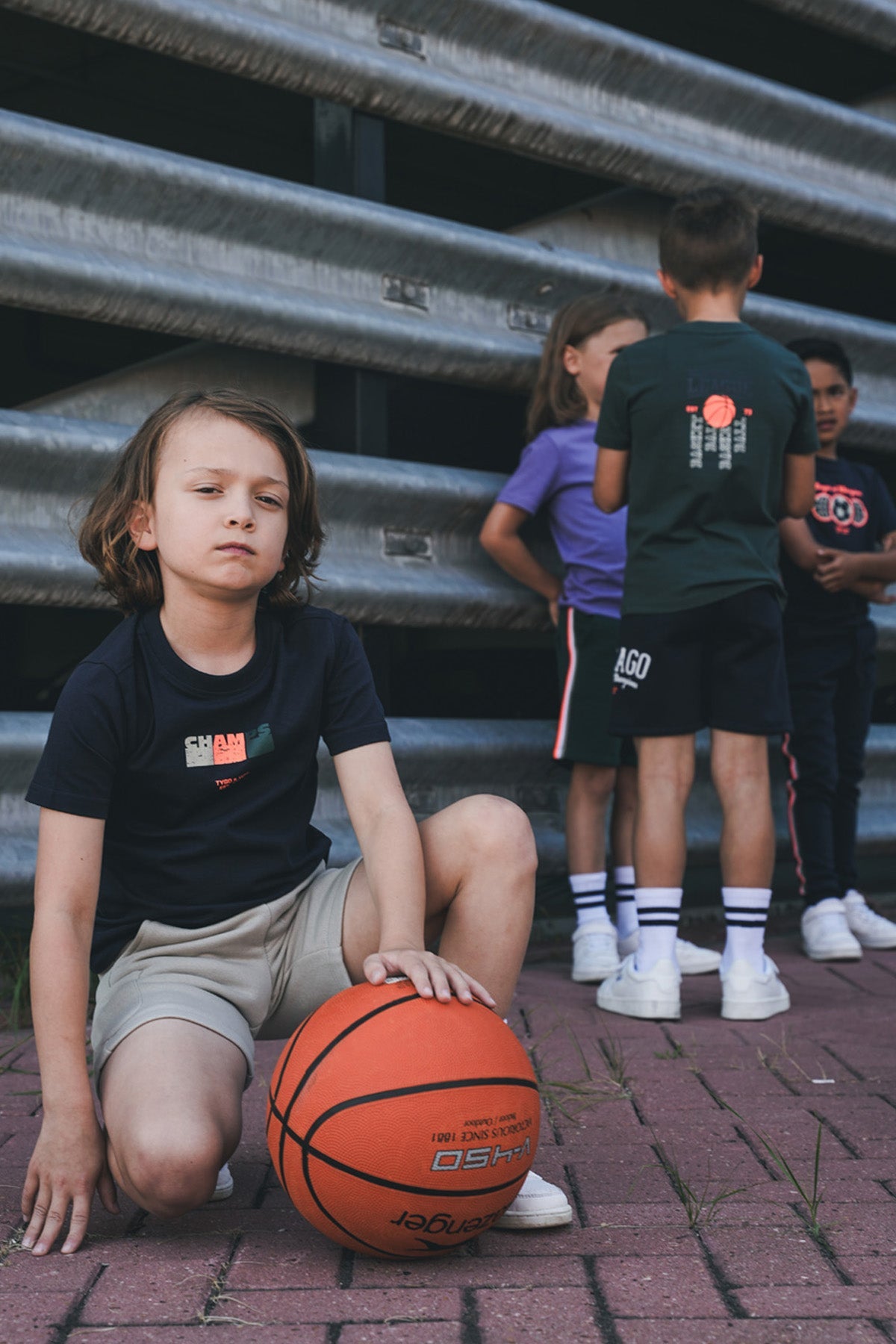 TYGO&vito T-shirt Jaimy Navy Blauw