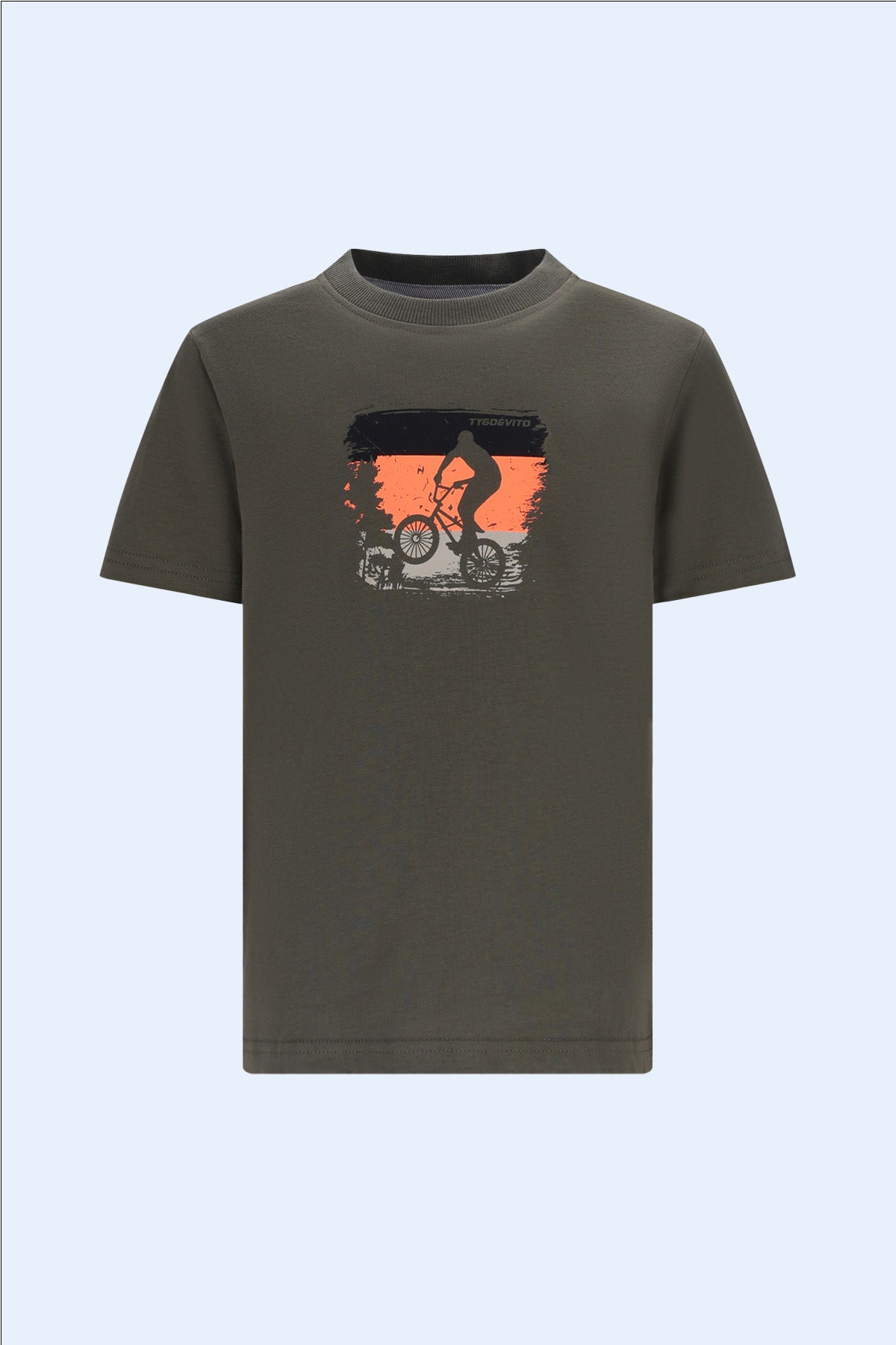 TYGO&vito T-shirt Jaimy Olijfgroen