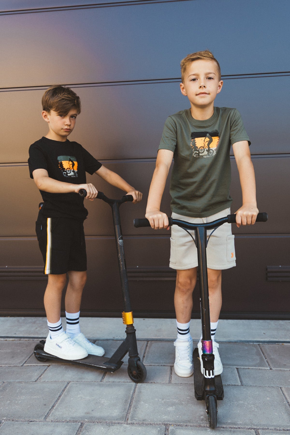 TYGO&vito T-shirt Jaimy Olijfgroen