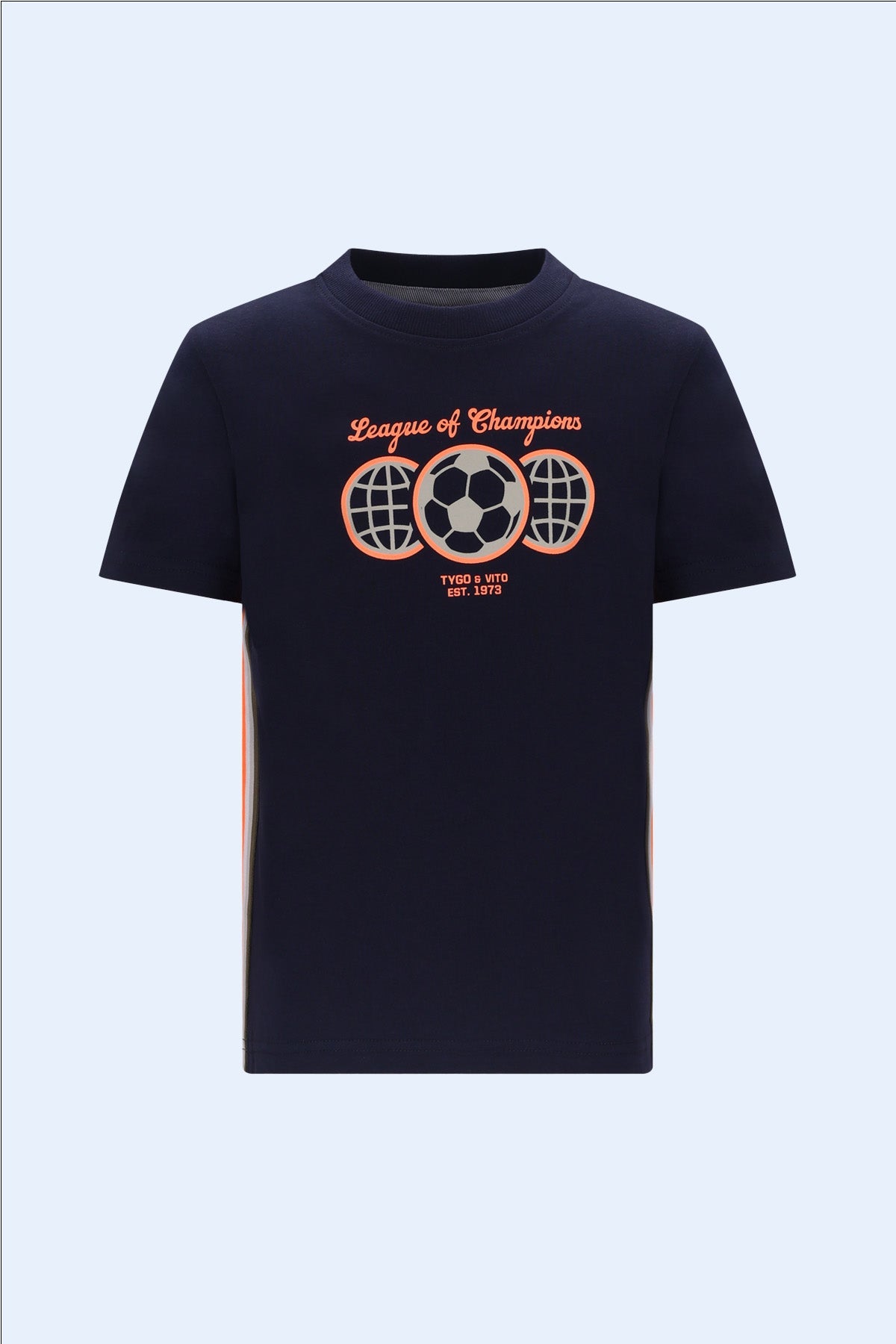 TYGO&vito T-shirt Wessel Navy Blue