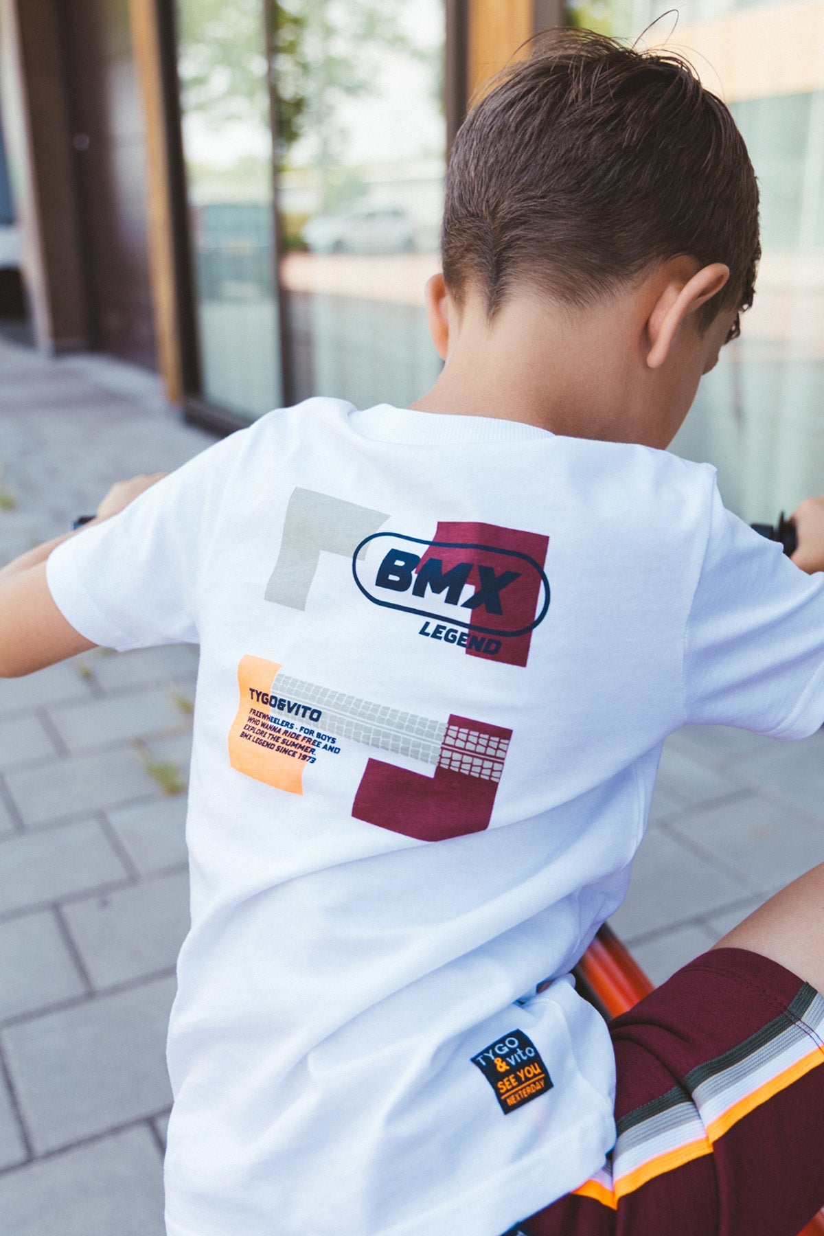 TYGO&vito T-shirt Dylan Wit/White