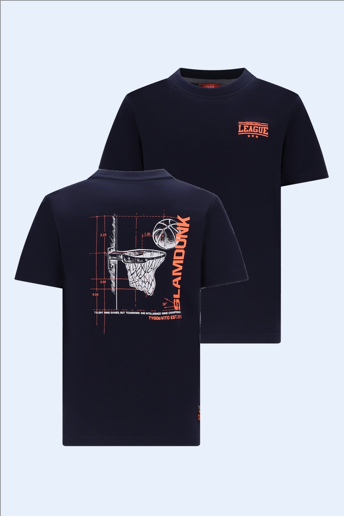 TYGO&vito T-shirt Dylan Navy