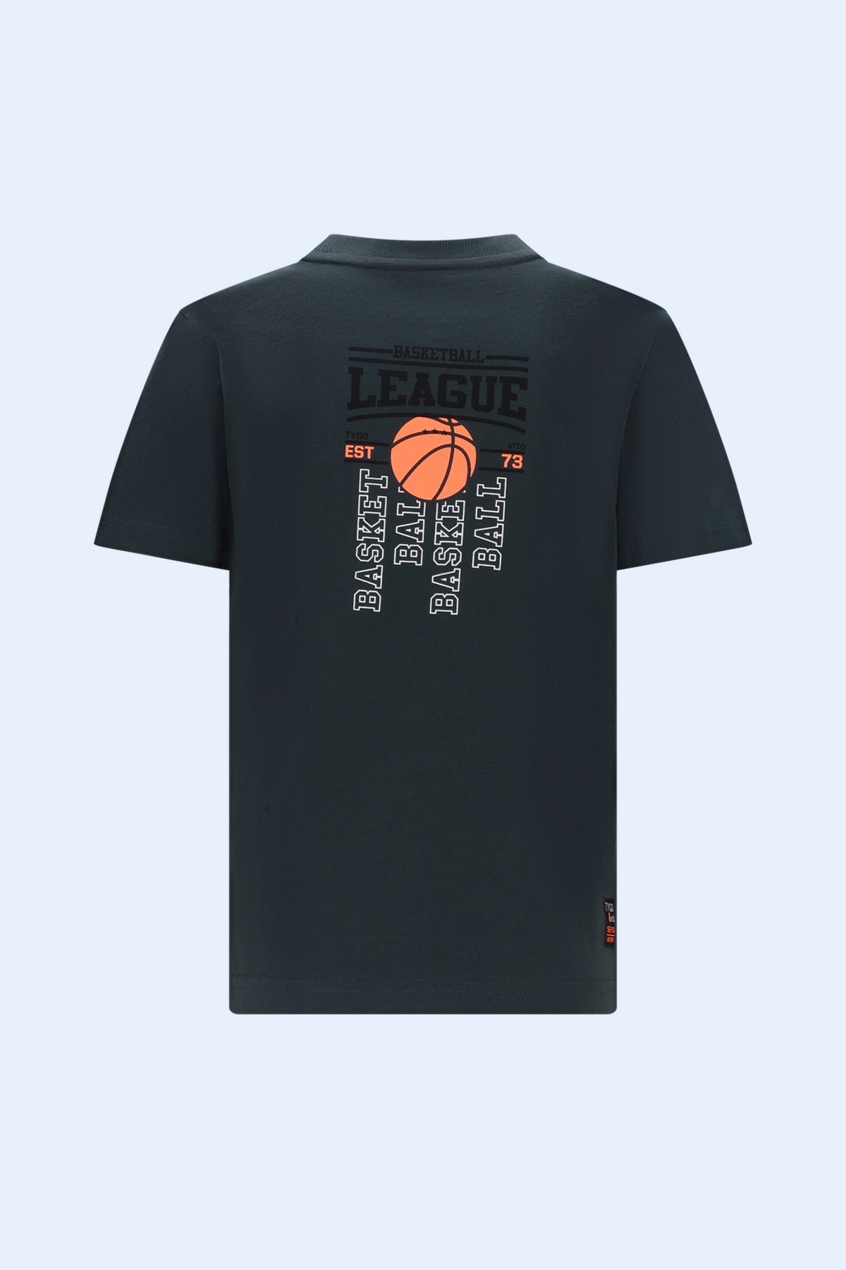 TYGO&vito T-shirt Dylan Donkergroen