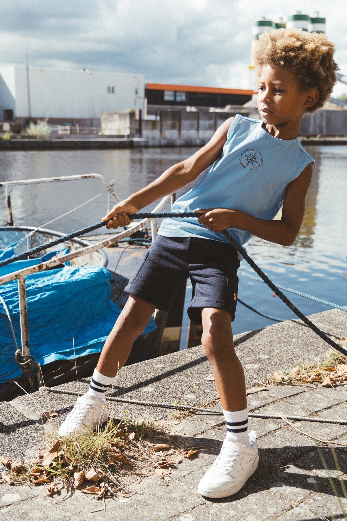 TYGO&vito T-shirt Daan Blauw