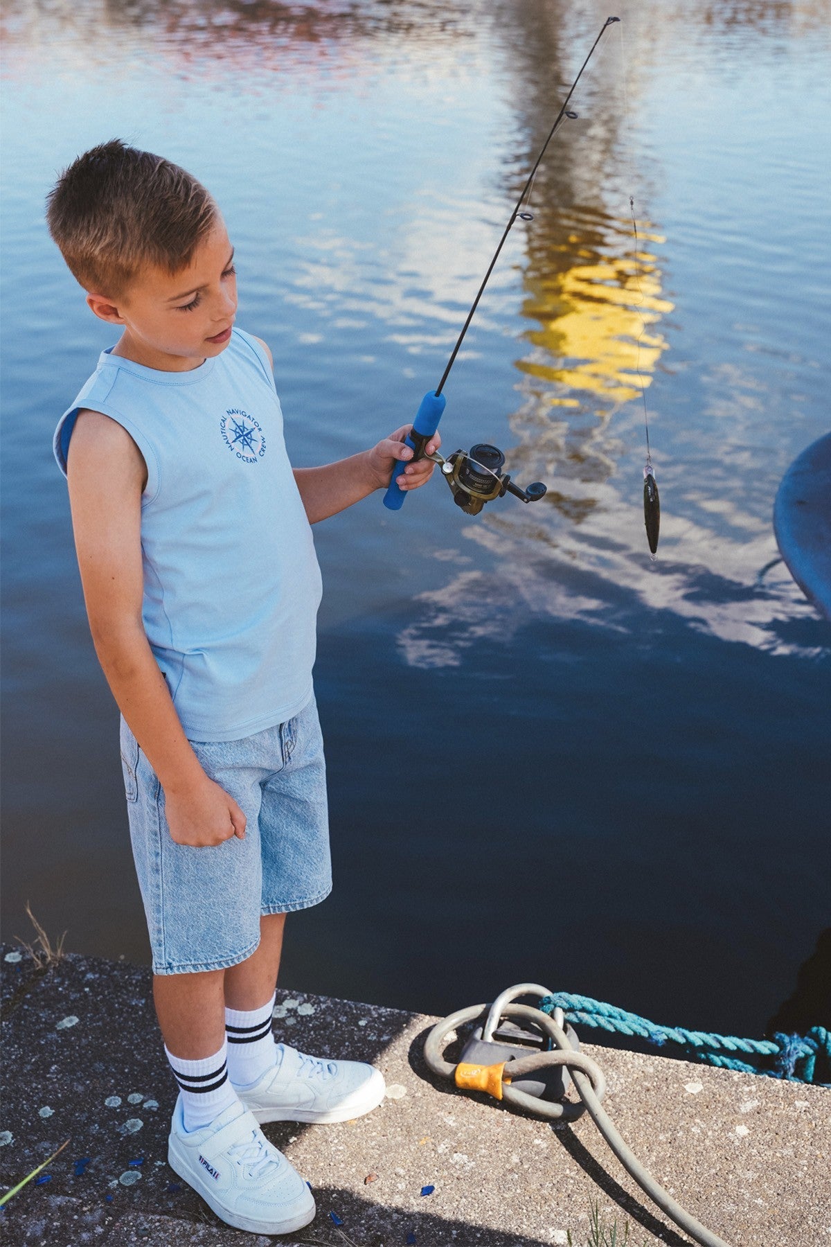TYGO&vito T-shirt Daan Blauw