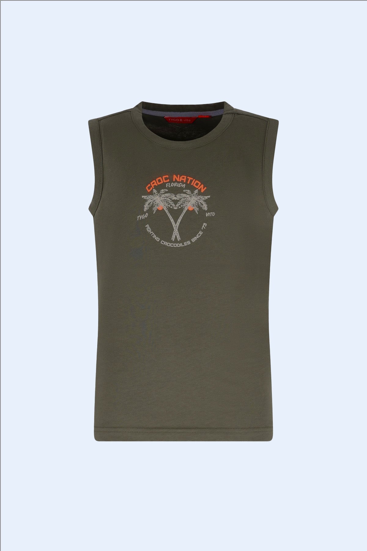 TYGO&vito T-shirt Daan Olijfgroen