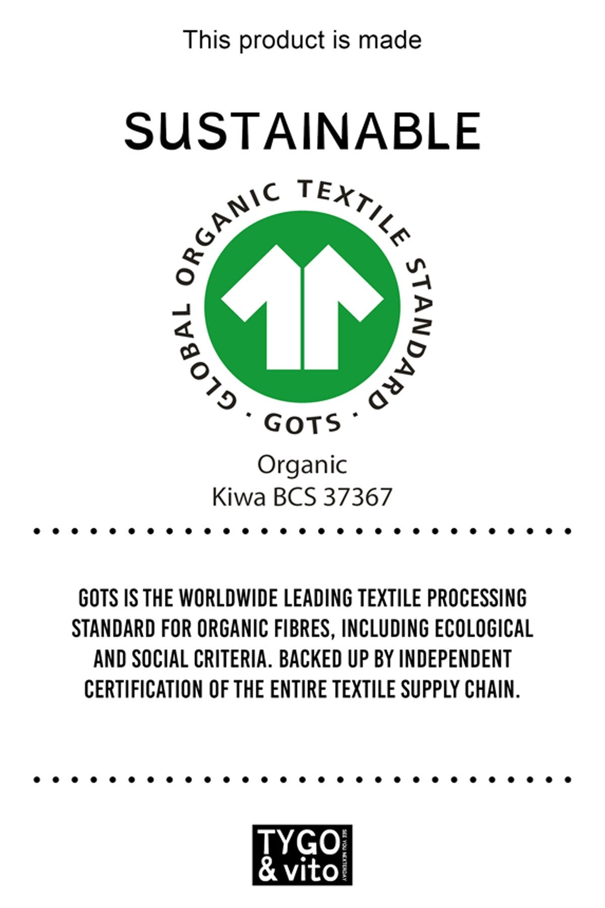 TYGO&vito T-shirt Jaimy Blauw