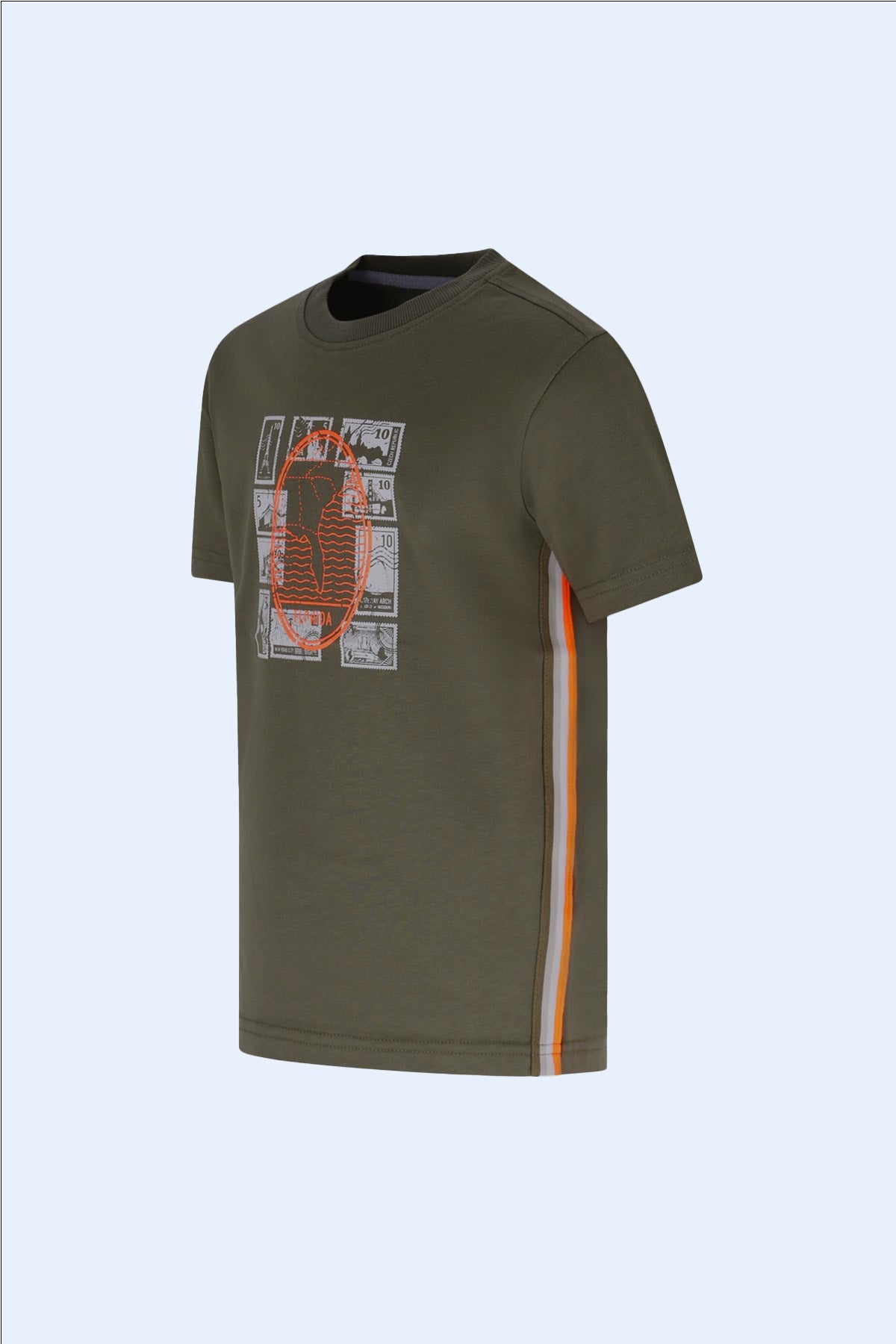 TYGO&vito T-shirt Wessel Olijfgroen