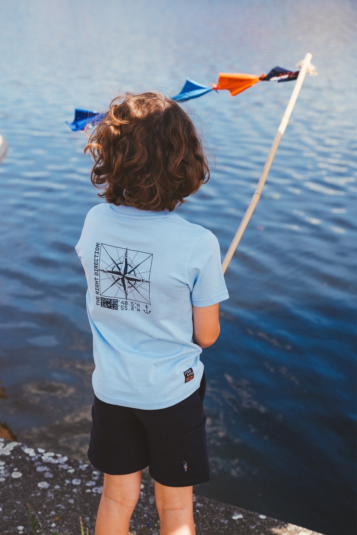 TYGO&vito T-shirt Dylan Blauw