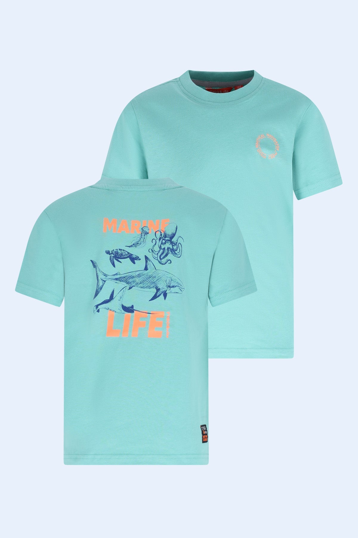 TYGO&vito T-shirt Dylan Blauwgroen