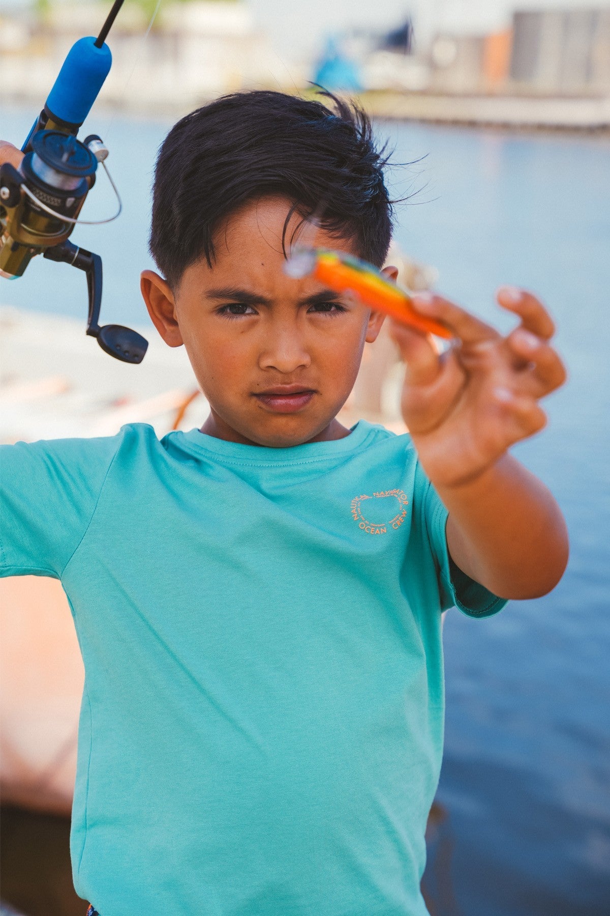 TYGO&vito T-shirt Dylan Blauwgroen