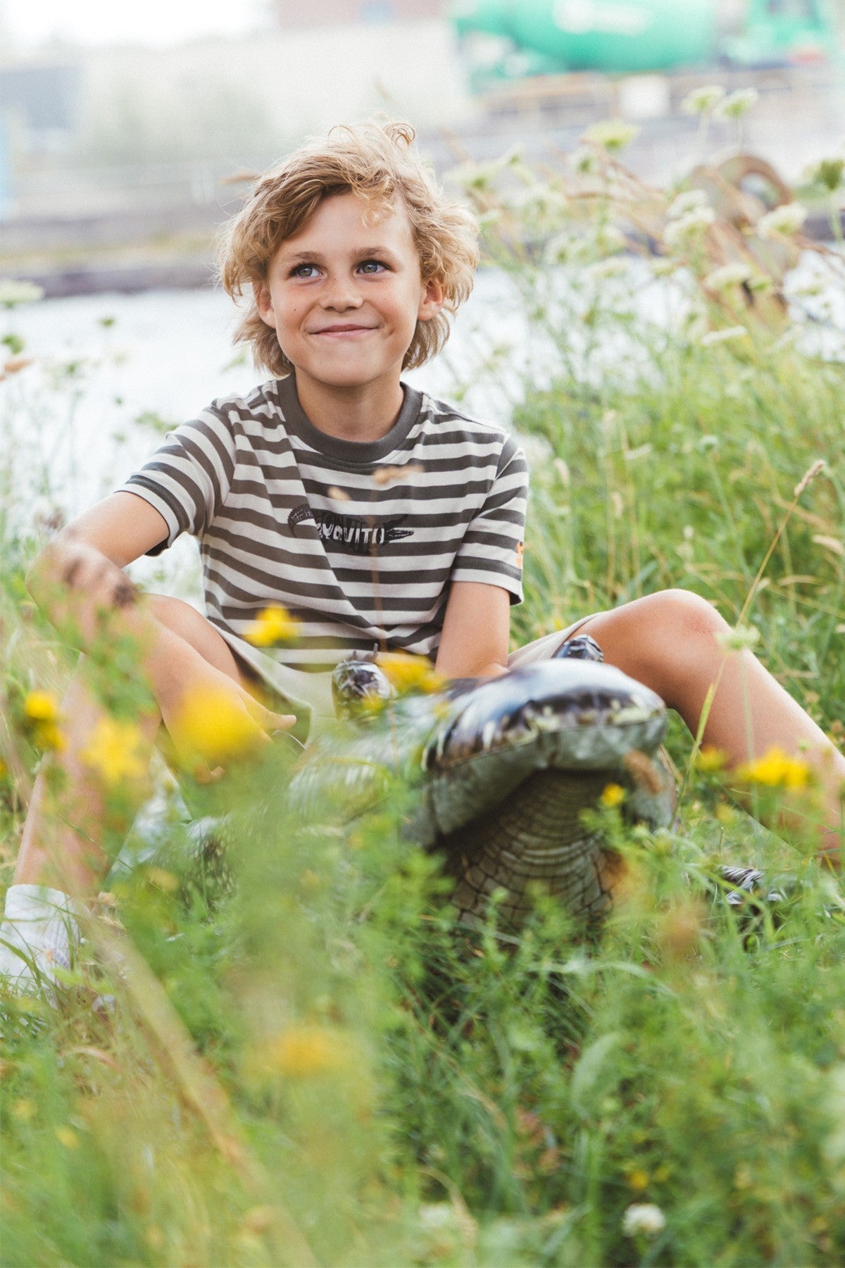 TYGO&vito T-shirt Desmond Olijfgroen