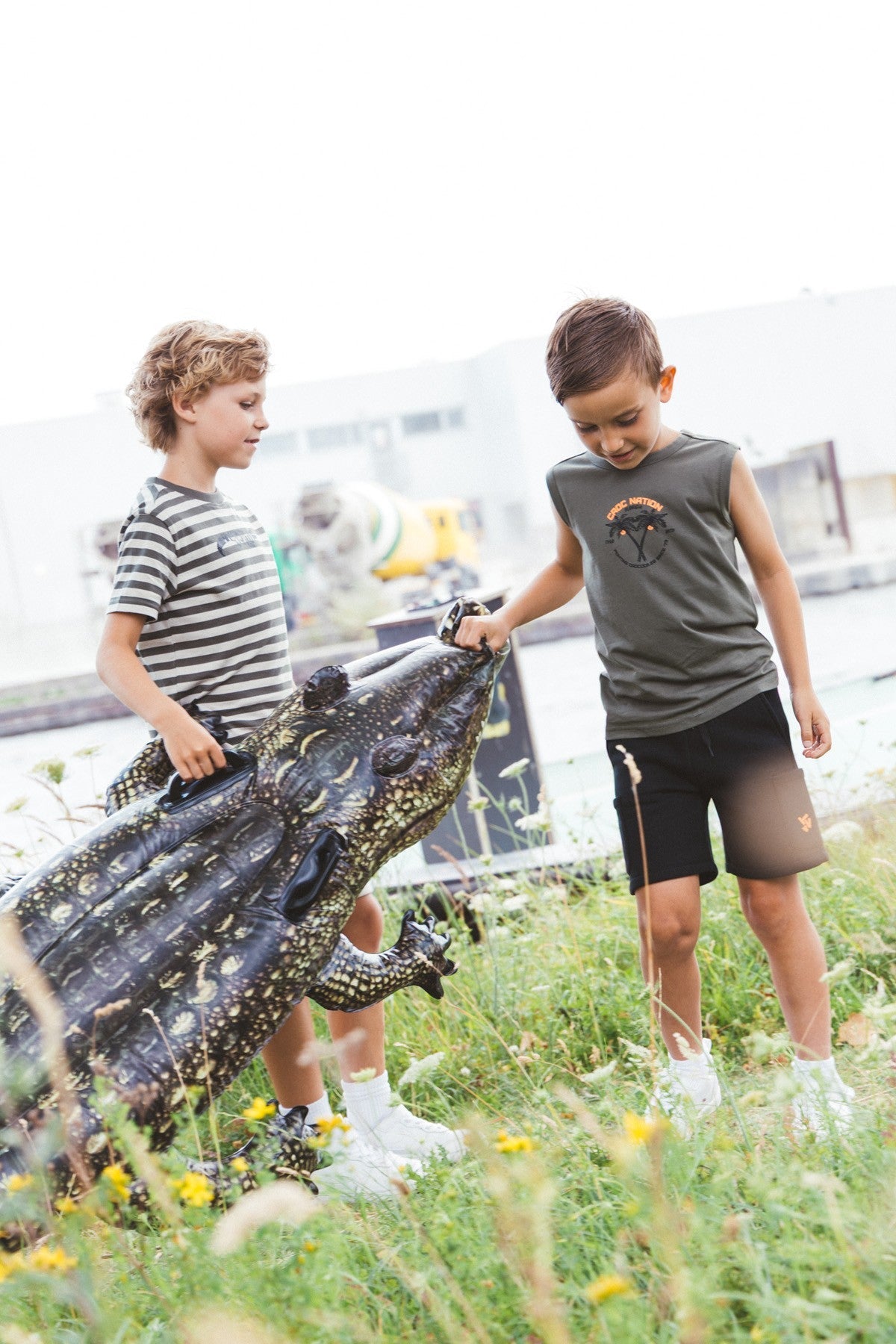 TYGO&vito T-shirt Desmond Olijfgroen