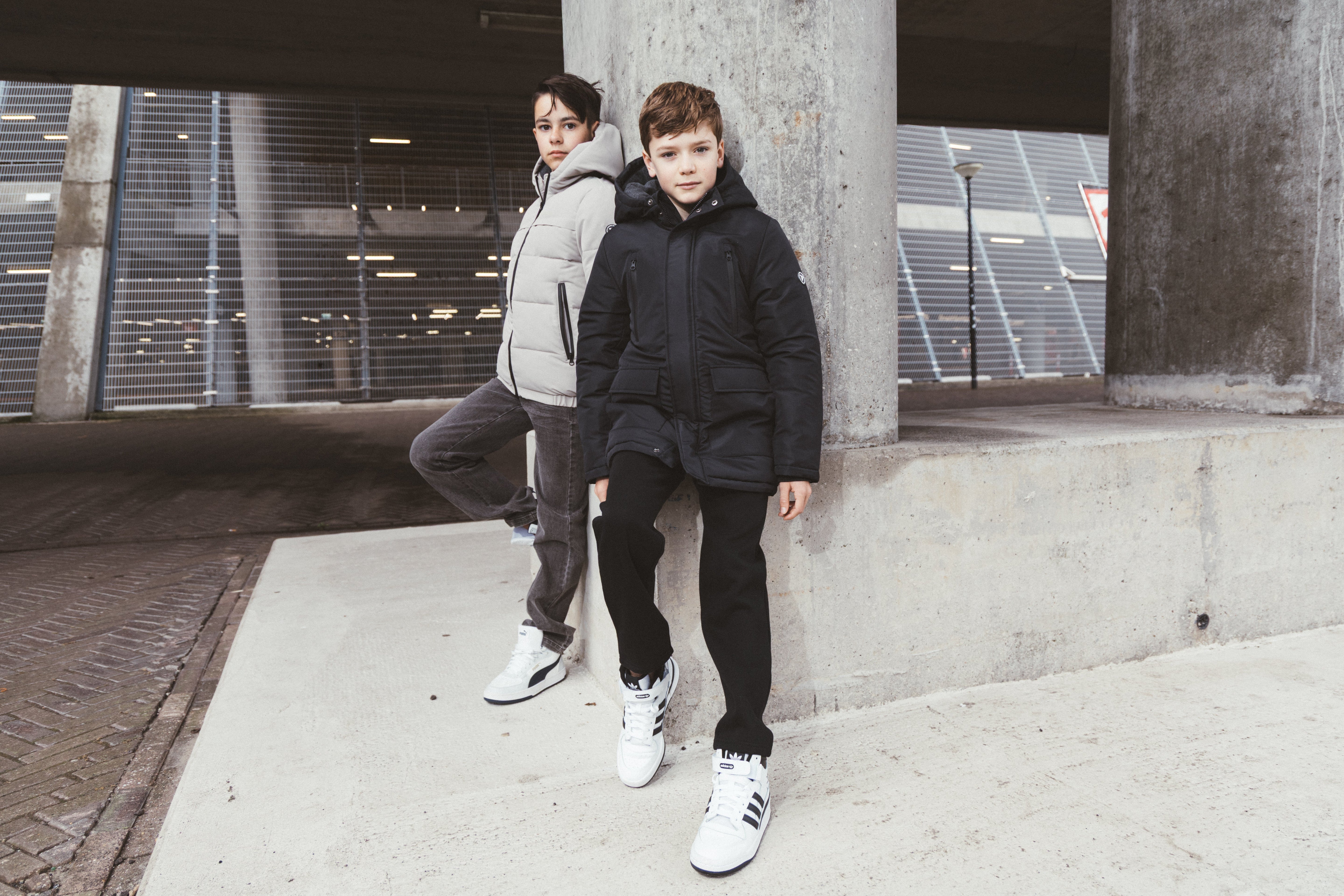 TYGO&vito Parka Bor Zwart Black