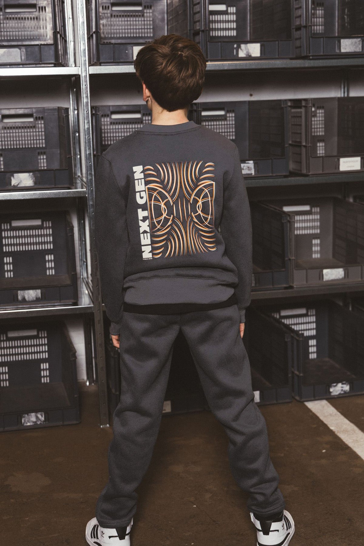 TYGO&vito Sweater Nate Donkergrijs