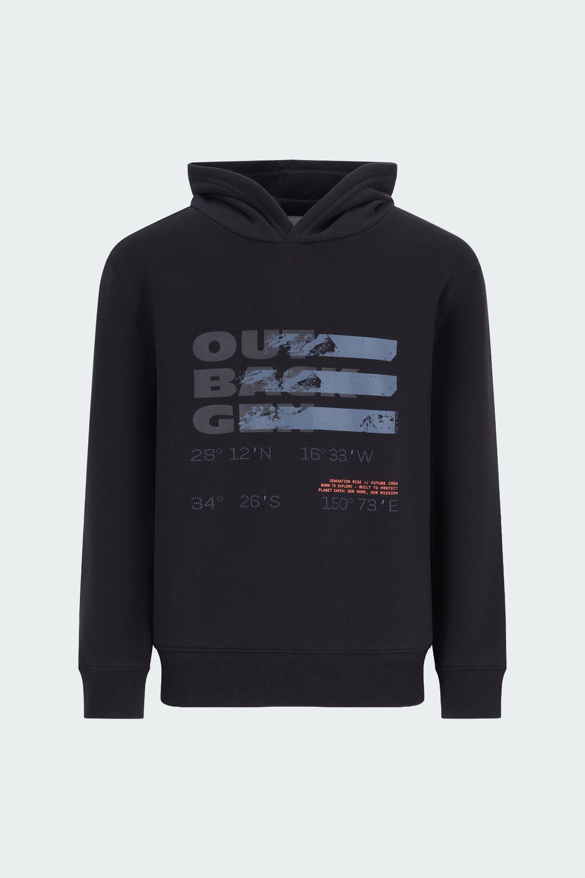 TYGO&vito Hoodie Niall oversized fit Zwart