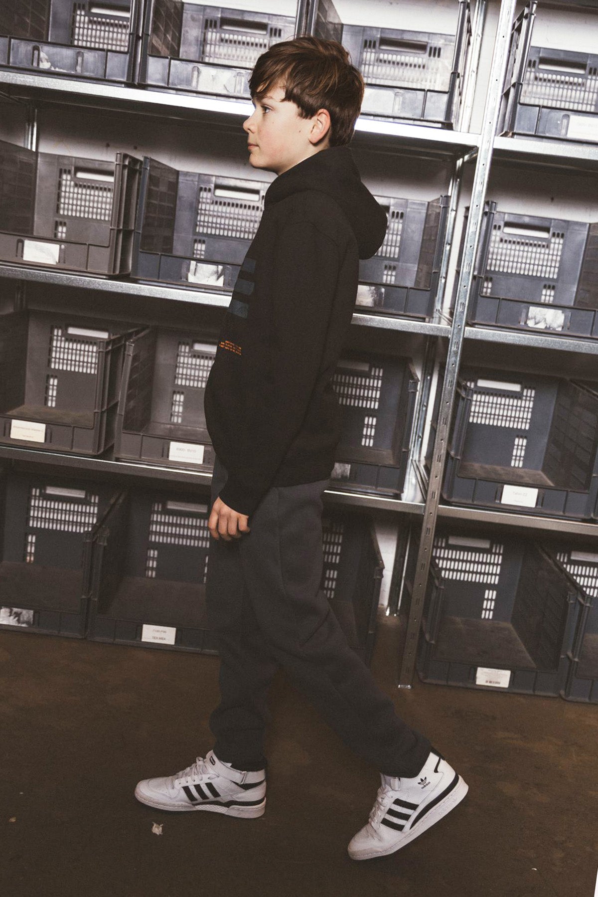 TYGO&vito Hoodie Niall oversized fit Zwart