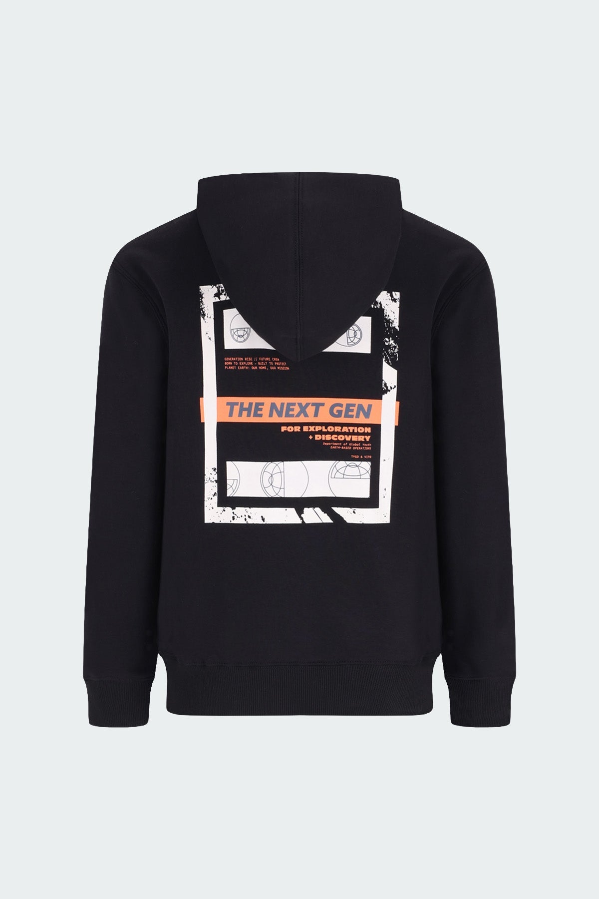 TYGO&vito Hoodie Nigel oversized fit Zwart
