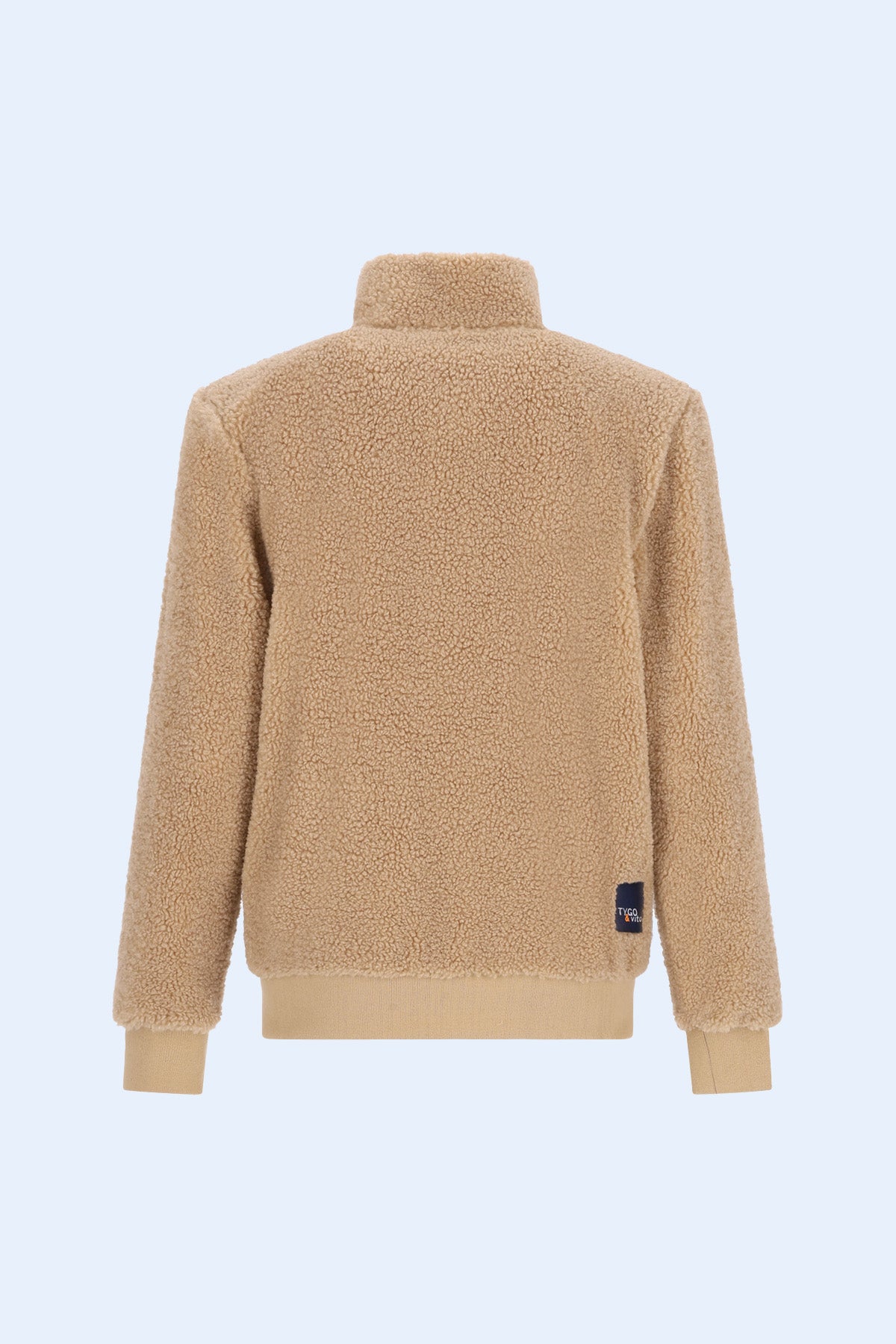TYGO&vito Borg Vest Vin Beige