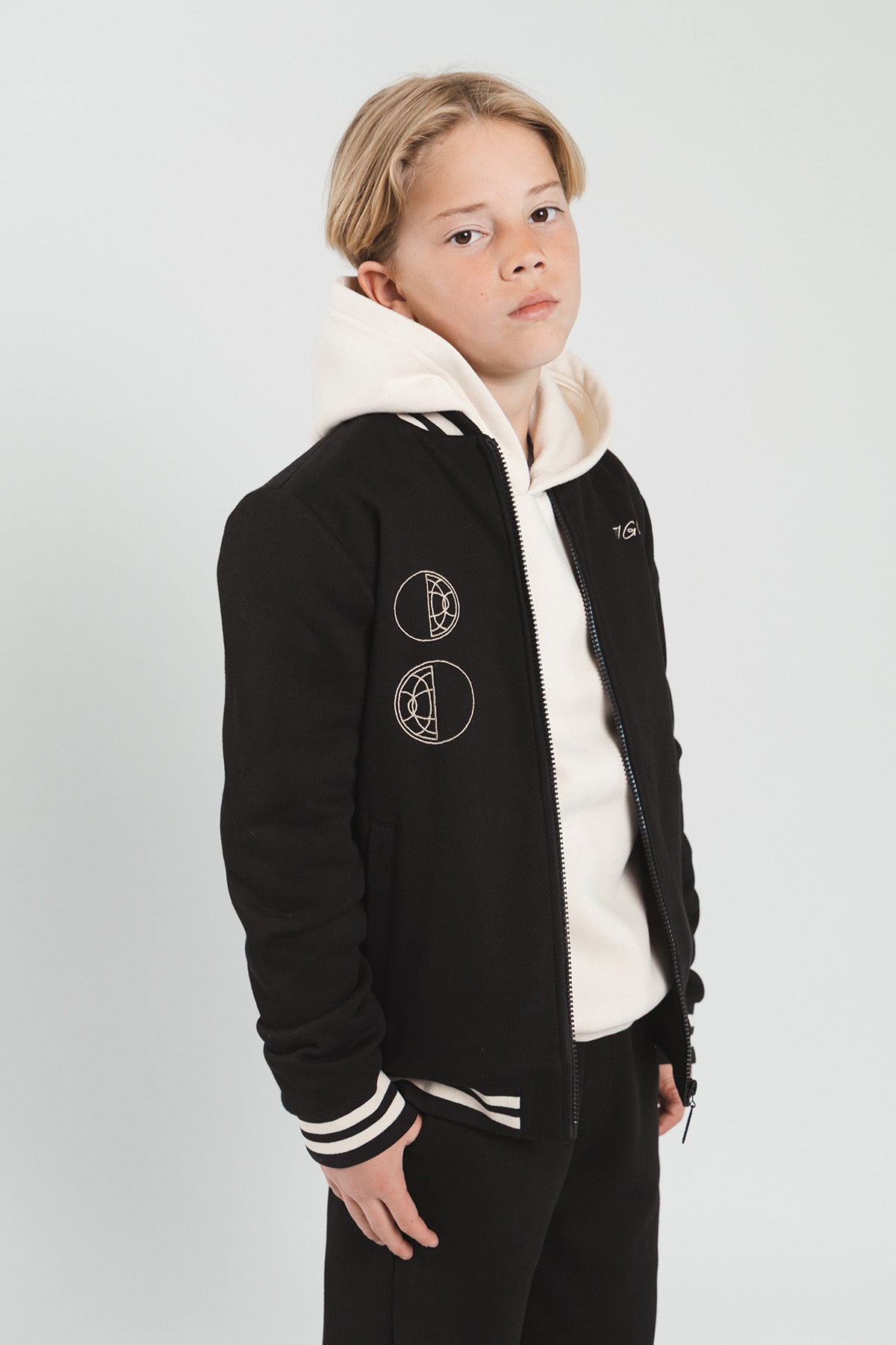 TYGO&vito Baseball vest Vance Zwart Black