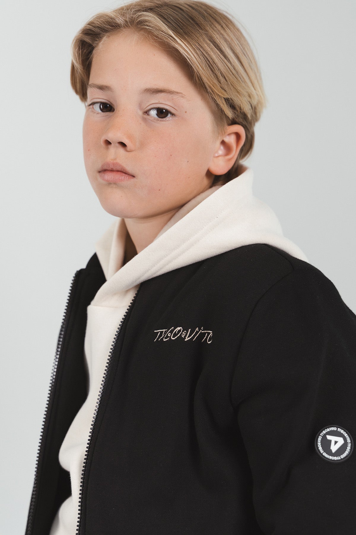 TYGO&vito Baseball vest Vance Zwart Black