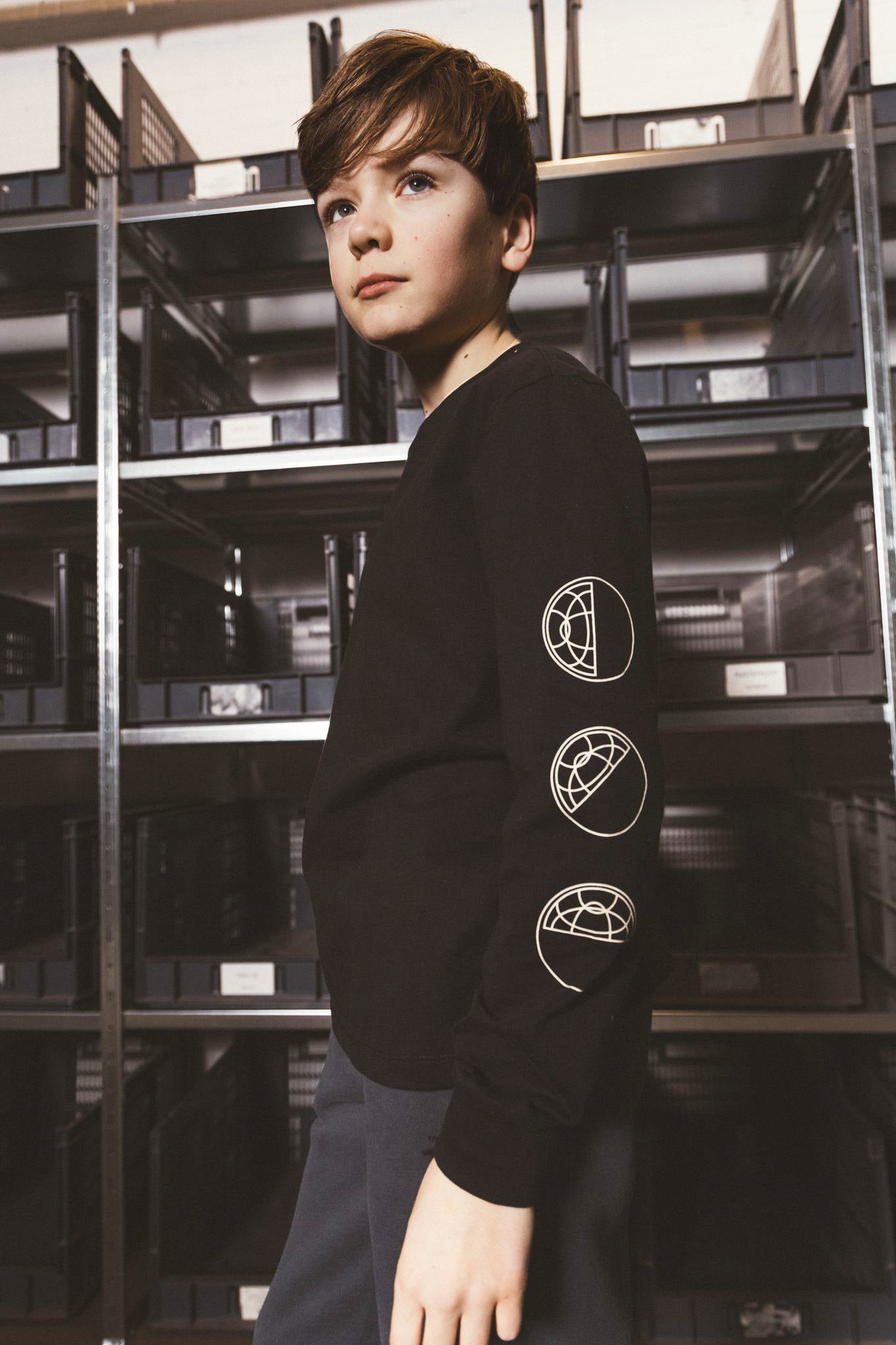 TYGO&vito Longsleeve Nox Oversized fit Zwart