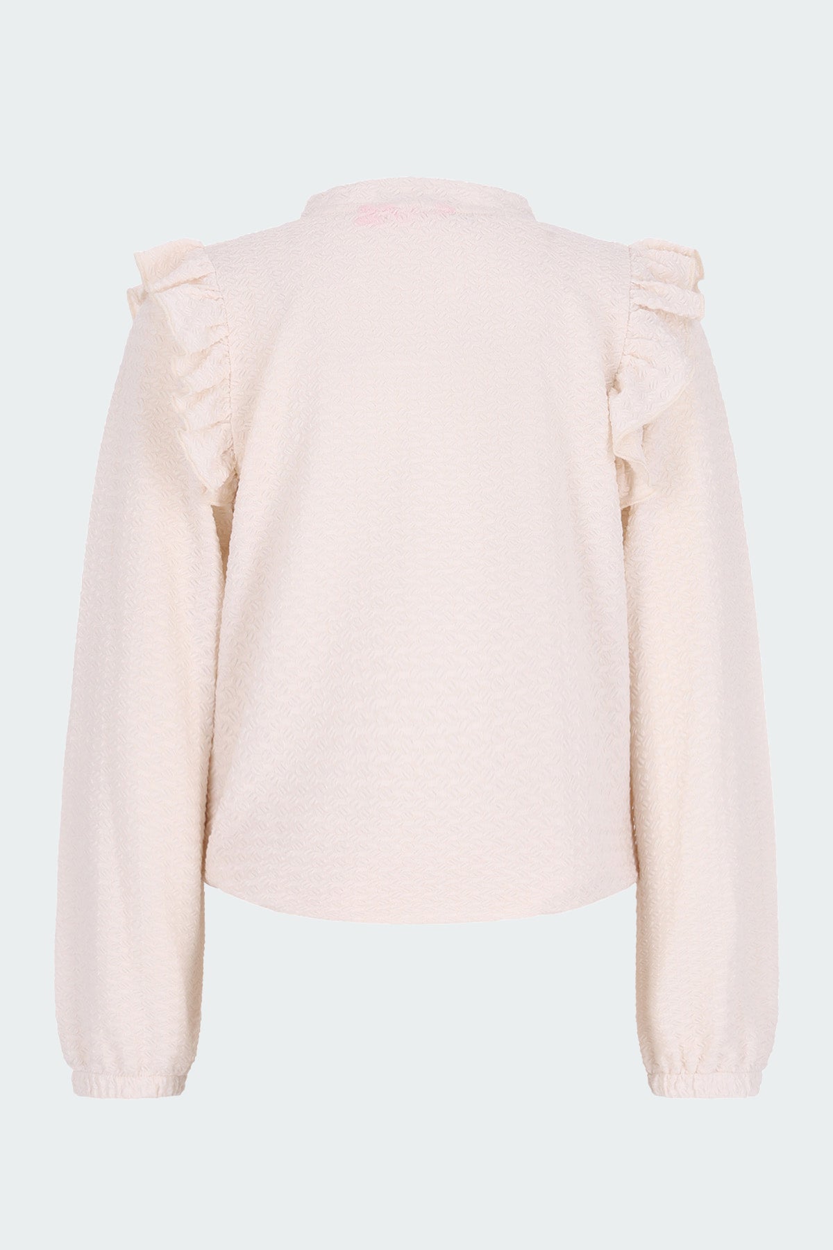 TYGO&vito Blouse met roezels Tally Off-White