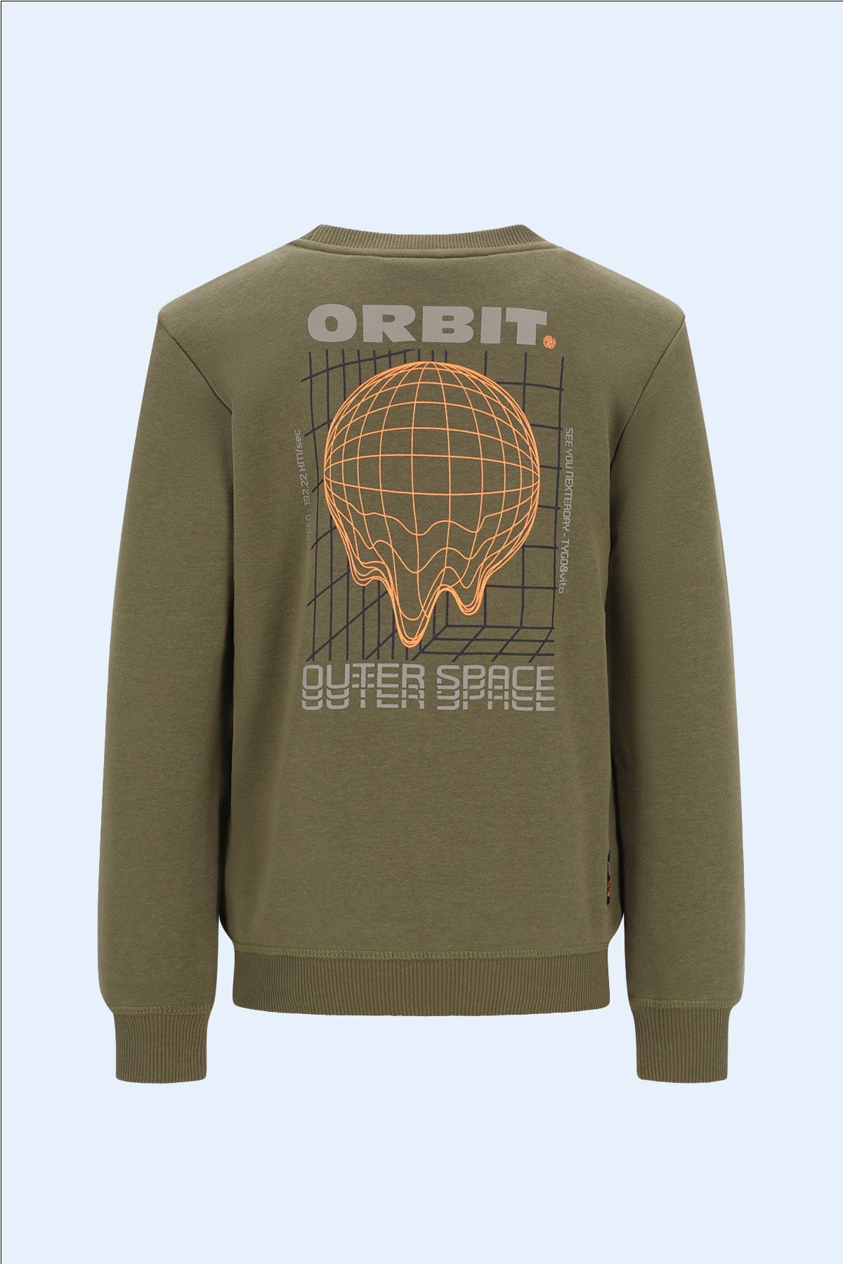 TYGO&vito Sweater Silver Olijfgroen