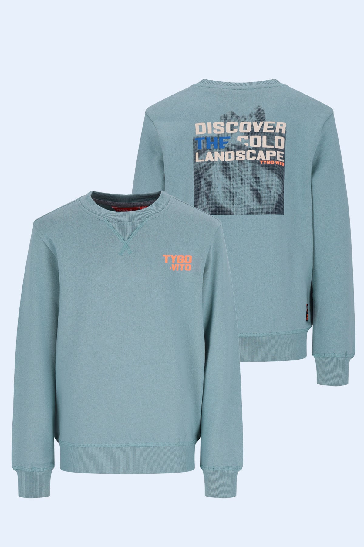 TYGO&vito Sweater Silver Blauwgrijs