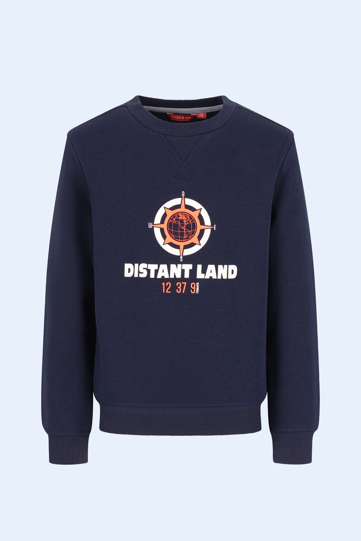 TYGO&vito Sweater Sten Donkerblauw