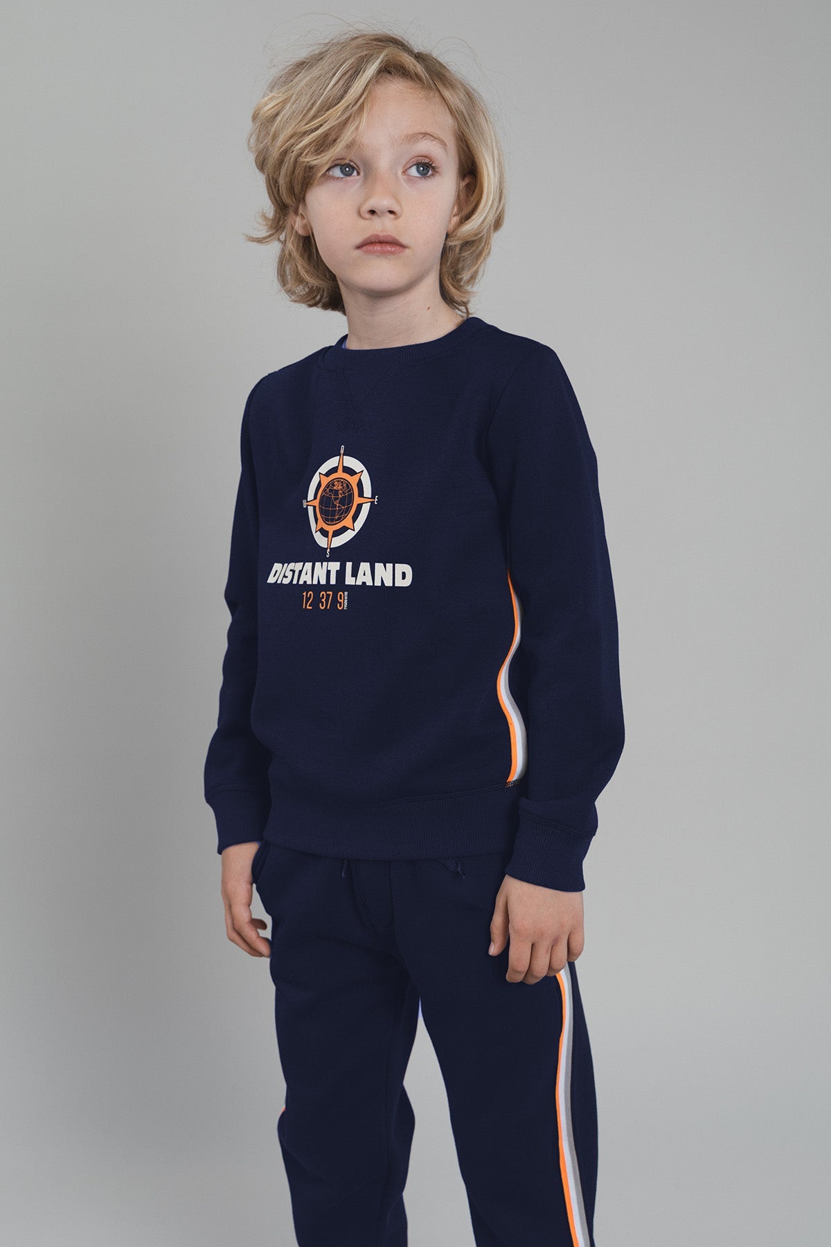 TYGO&vito Sweater Sten Donkerblauw