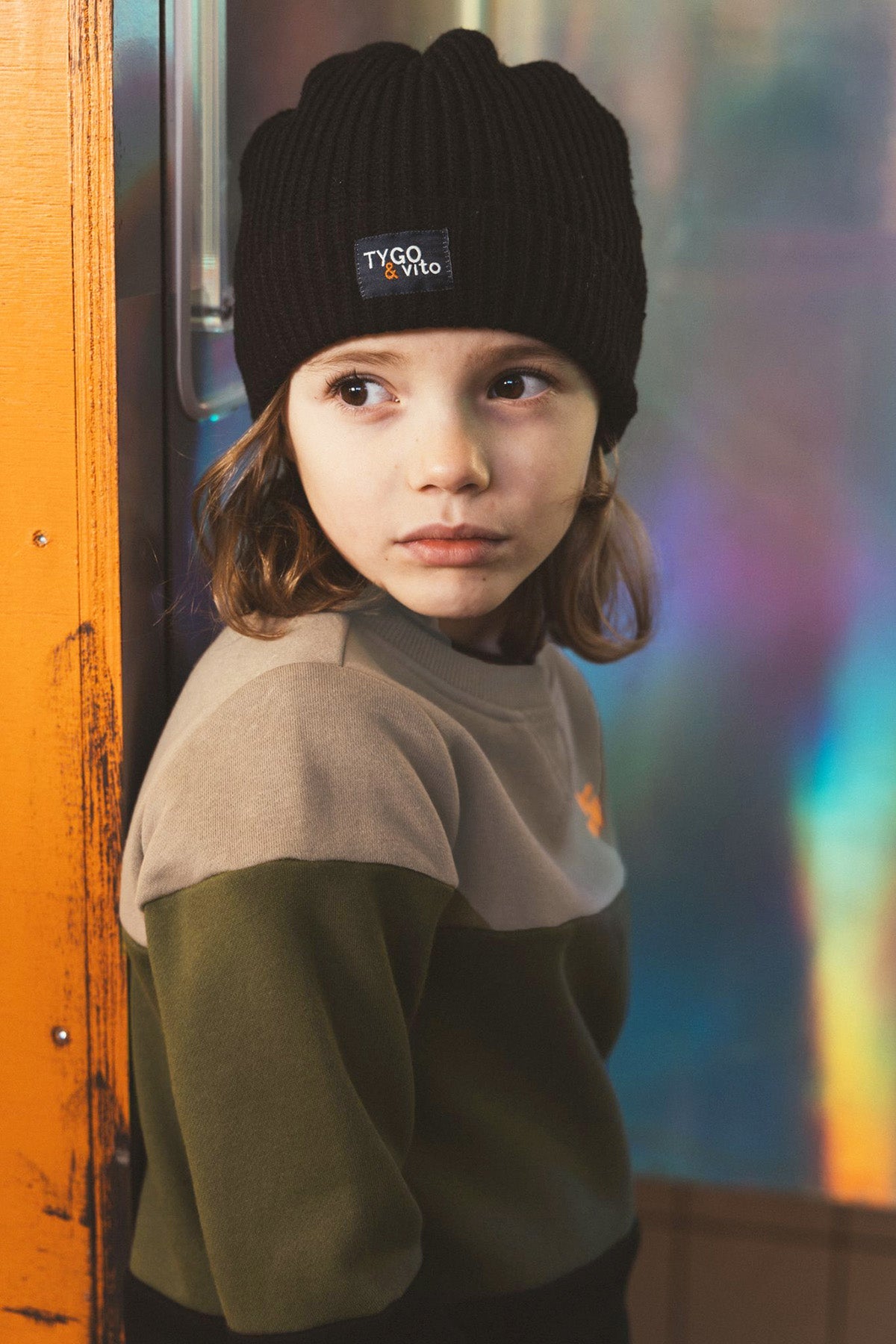 TYGO&vito Sweater Scott Olijfgroen