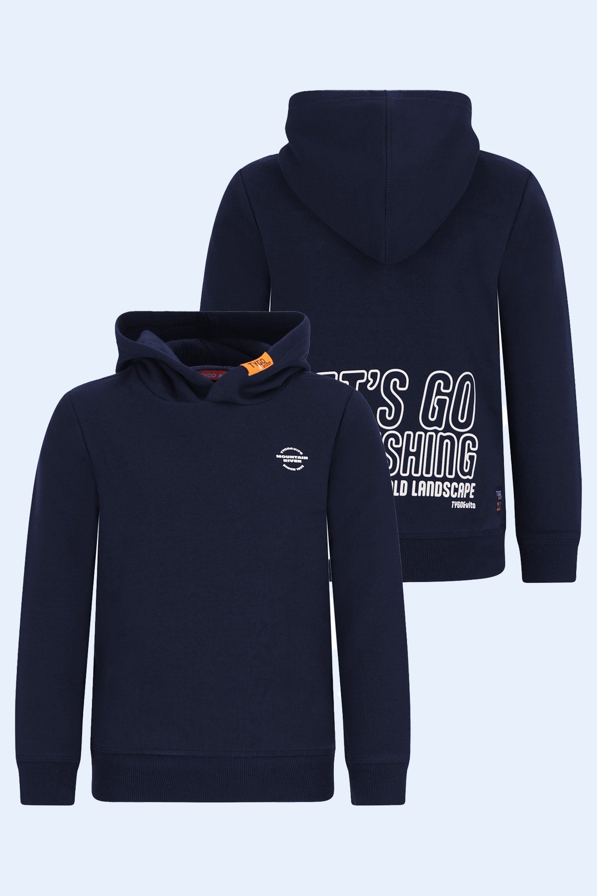 TYGO&vito Hoodie Hank Donkerblauw