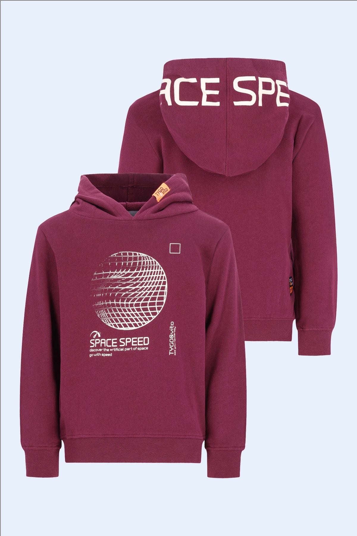 TYGO&vito Hoodie Hobie Wijnrood