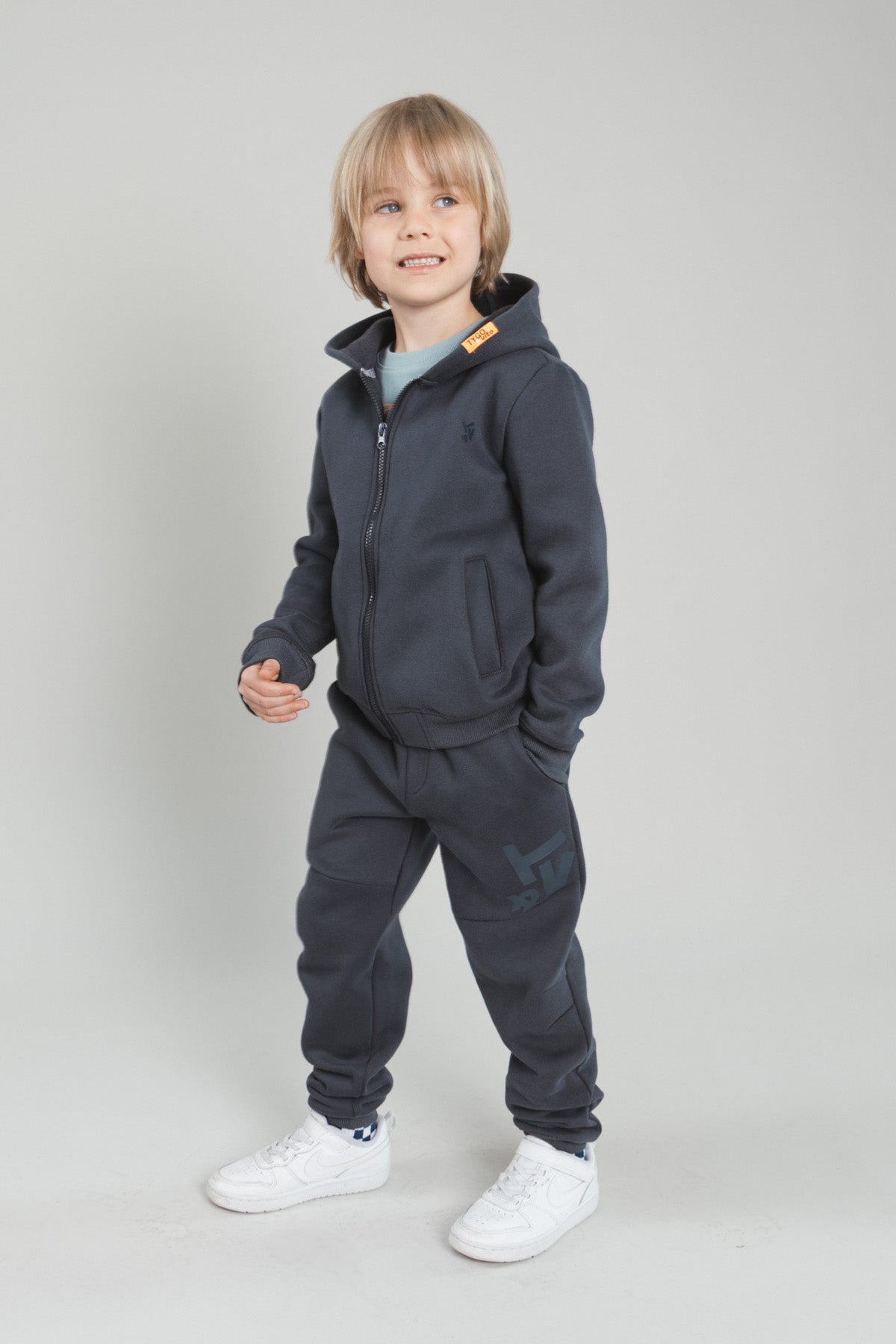 TYGO&vito Capuchon vest Vedde Donkergrijs
