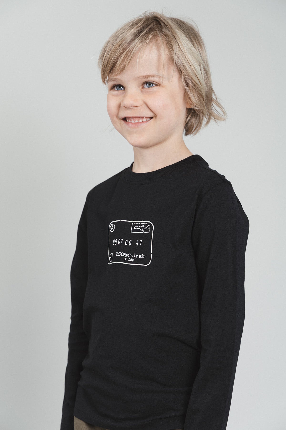 TYGO&vito Longsleeve Mees Zwart Black