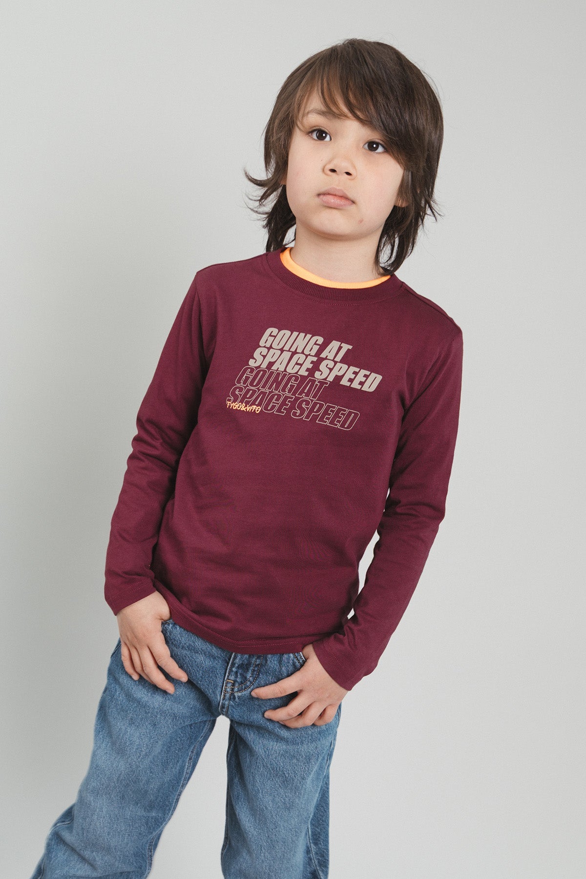 TYGO&vito Longsleeve Max Wijnrood