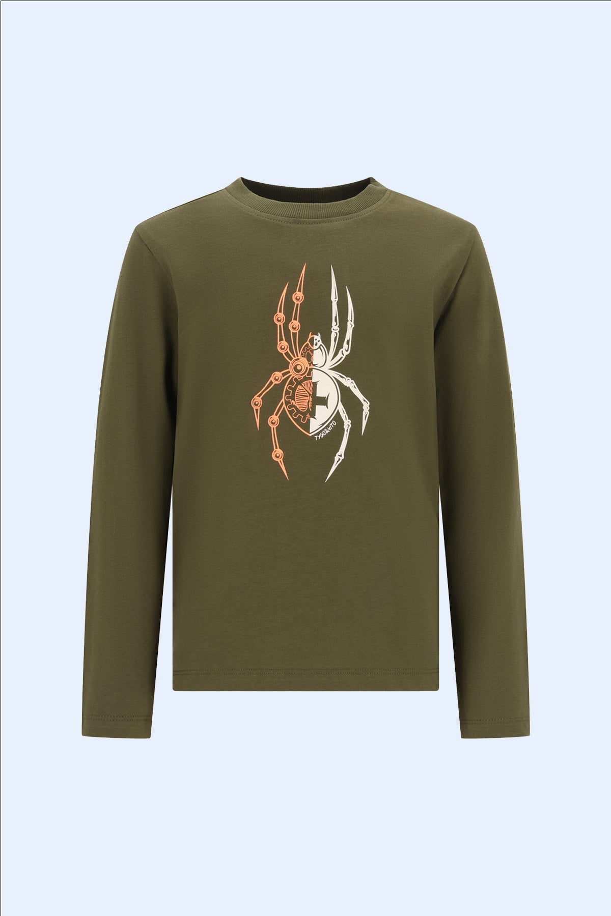 TYGO&vito Longsleeve Max Olijfgroen