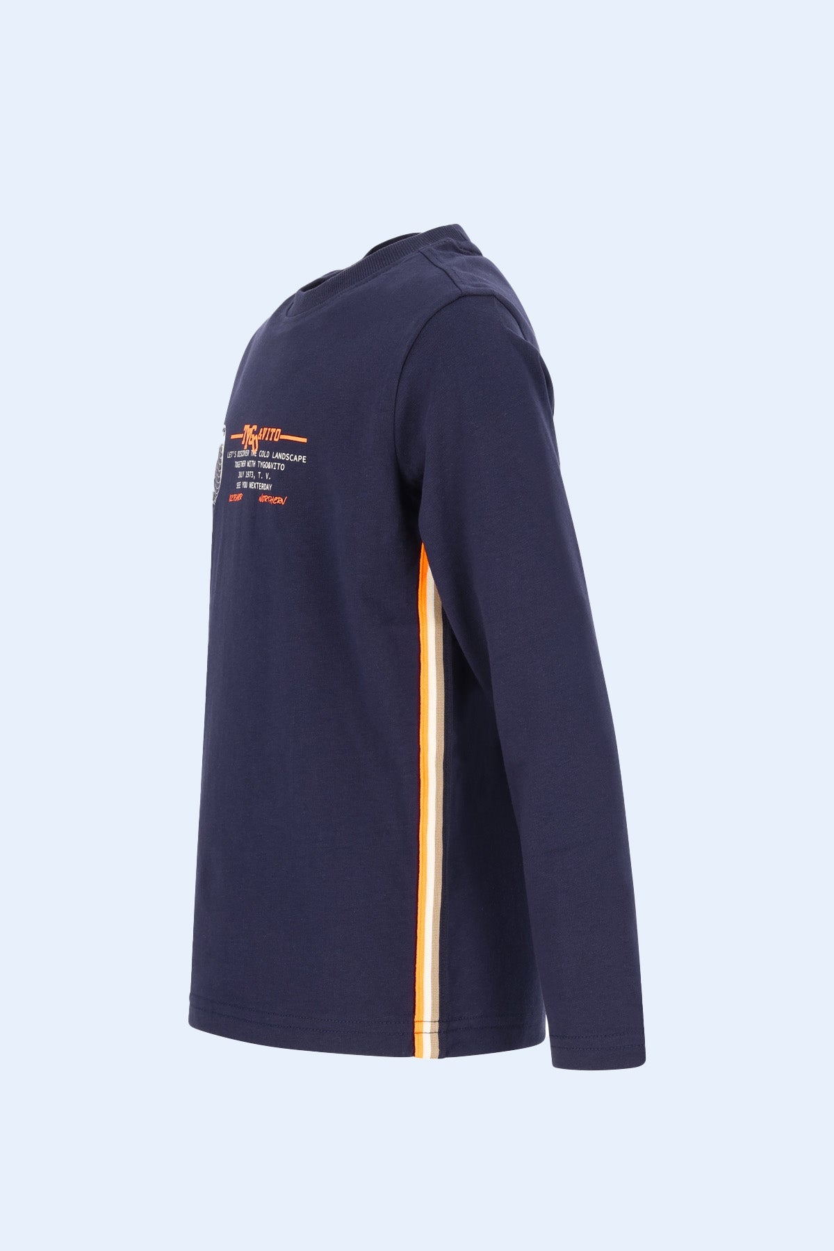 TYGO&vito Longsleeve Mason Donkerblauw