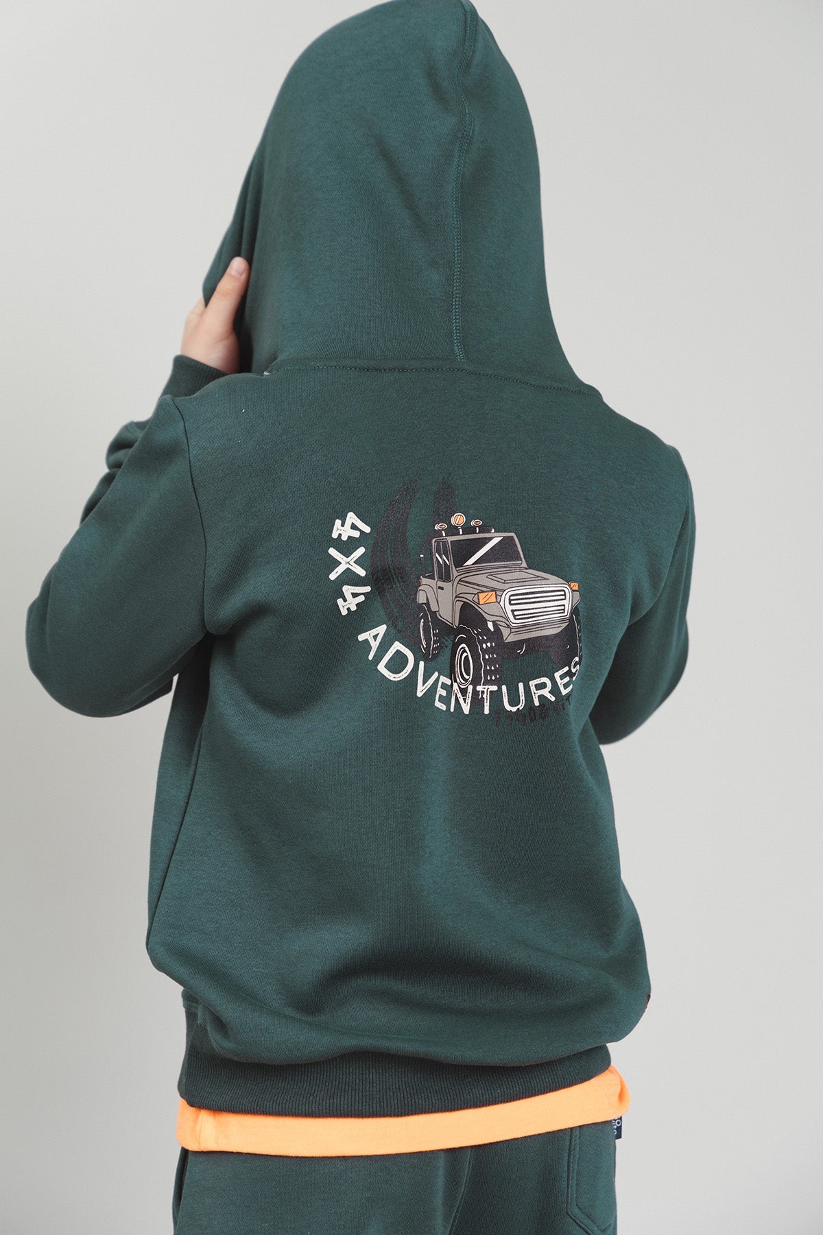 Hoodie Hank Donkergroen