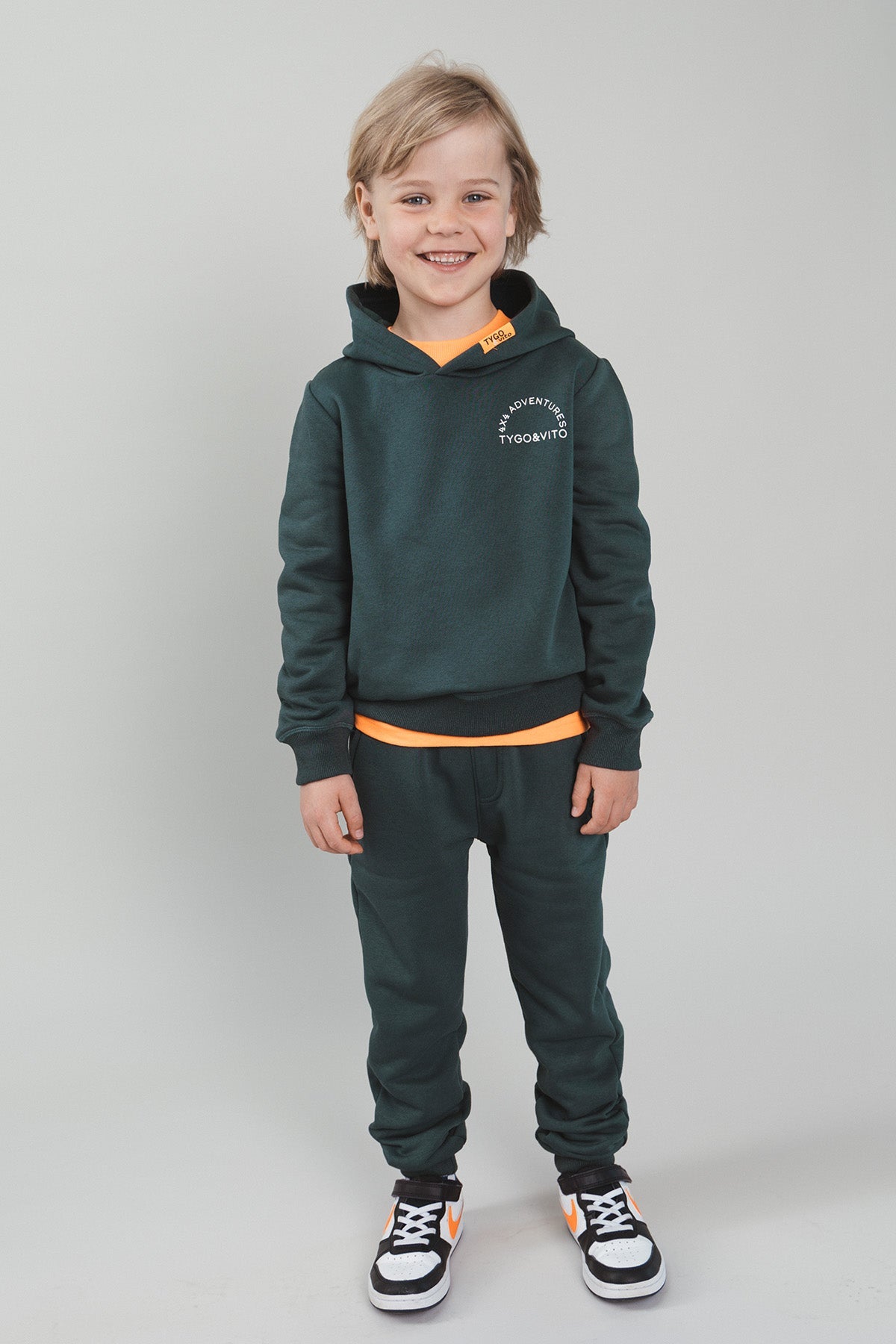 Hoodie Hank Donkergroen