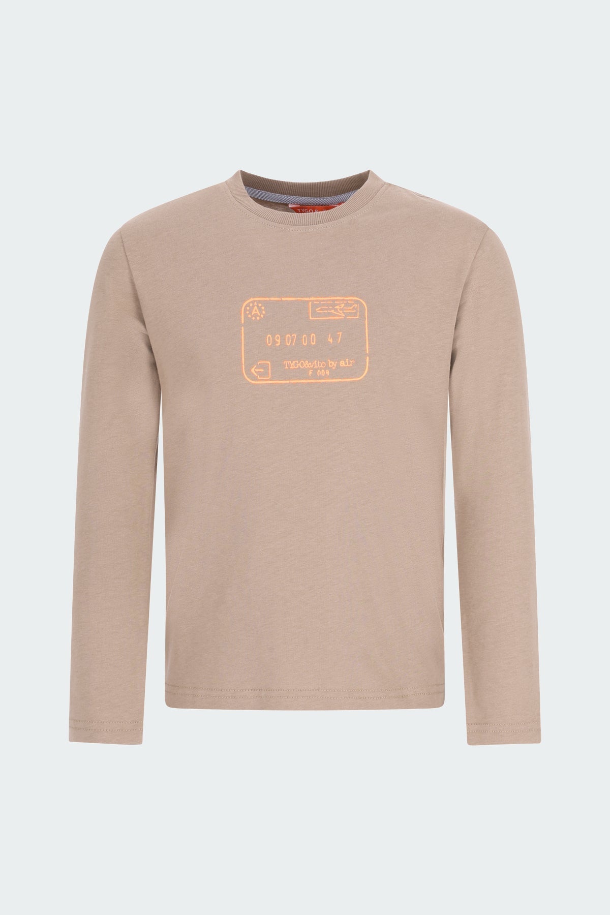 Longsleeve Mees Beige