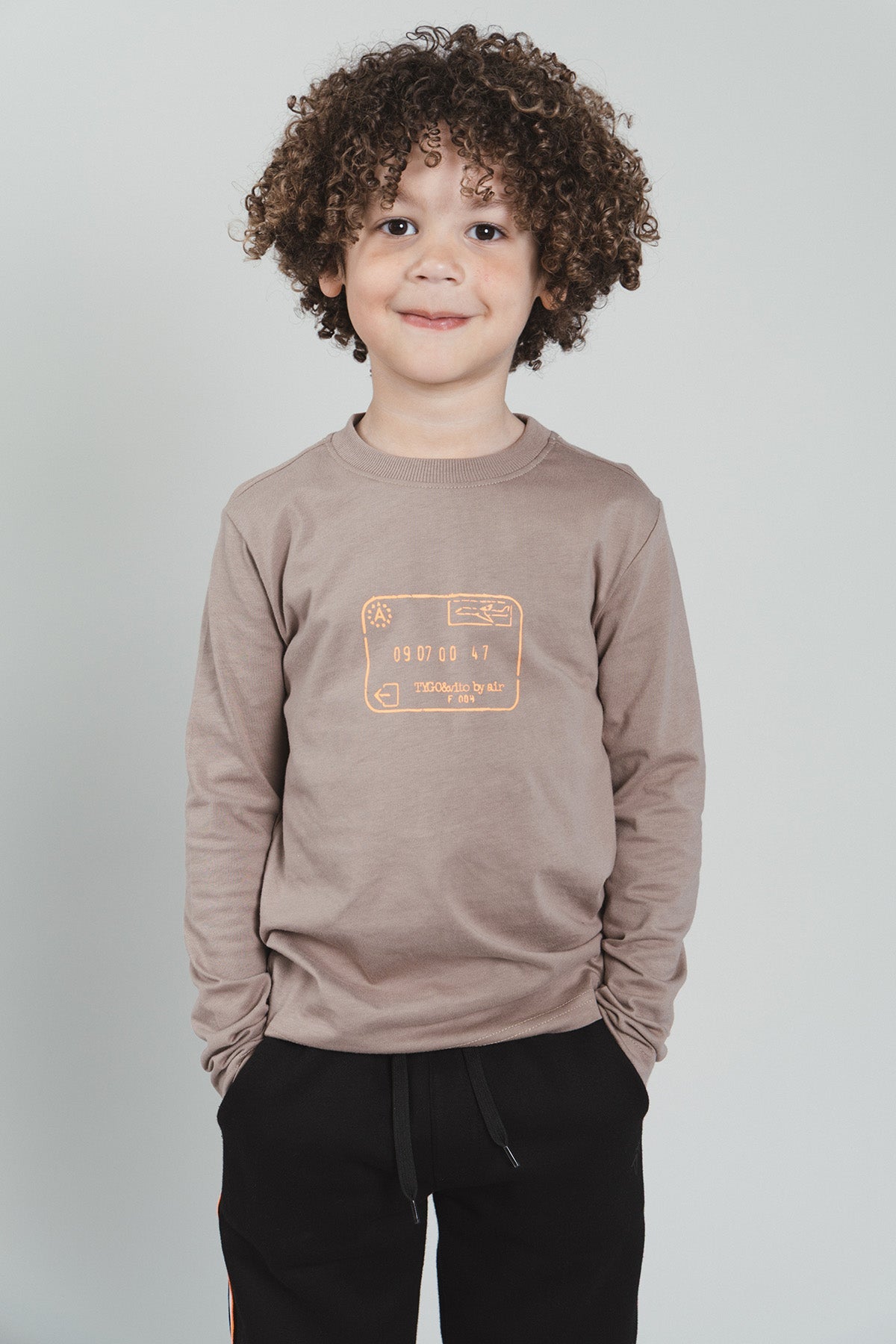 Longsleeve Mees Beige