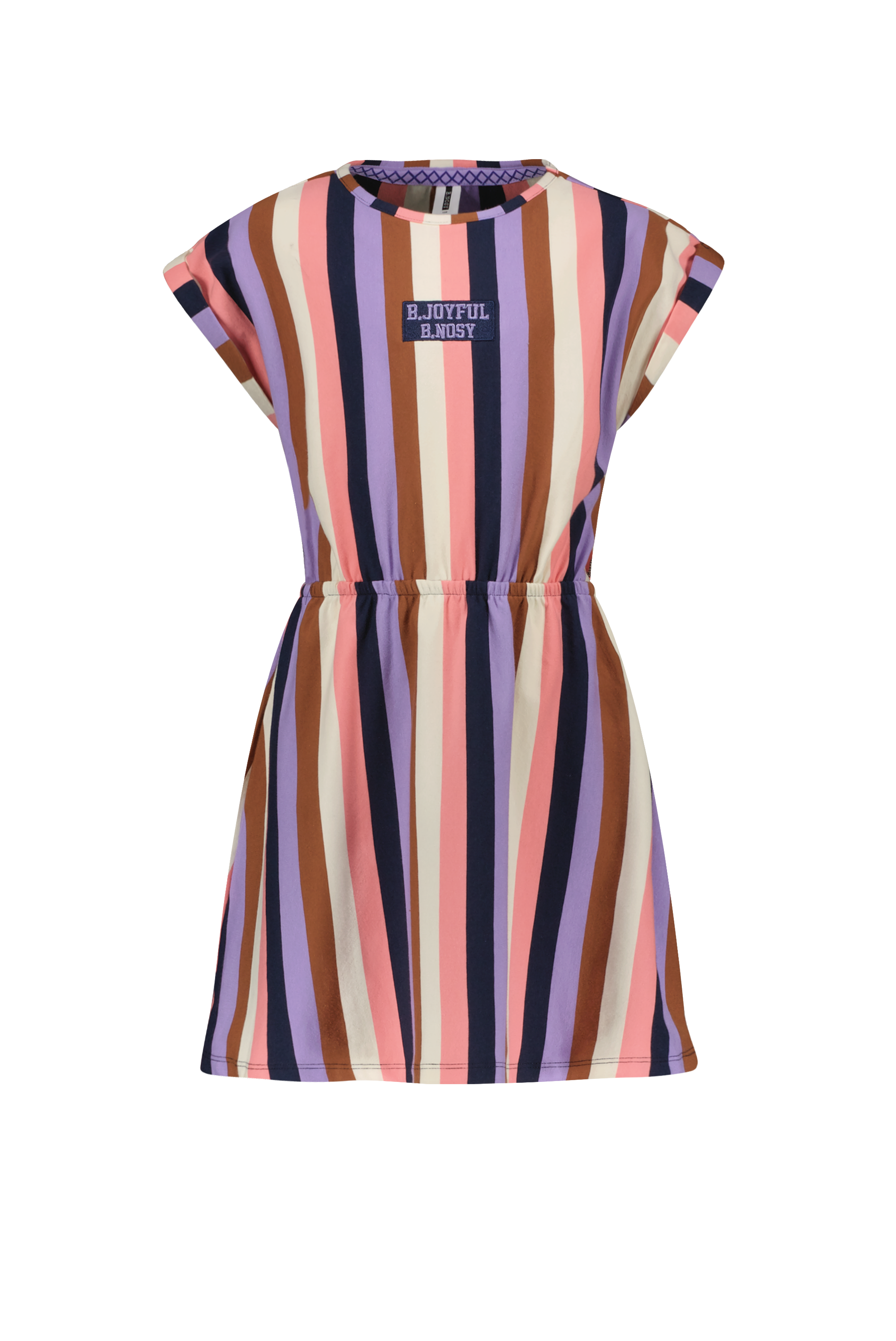 B.Nosy Girls Multi Color Stripe Dress W/ Cut Out Side Part
