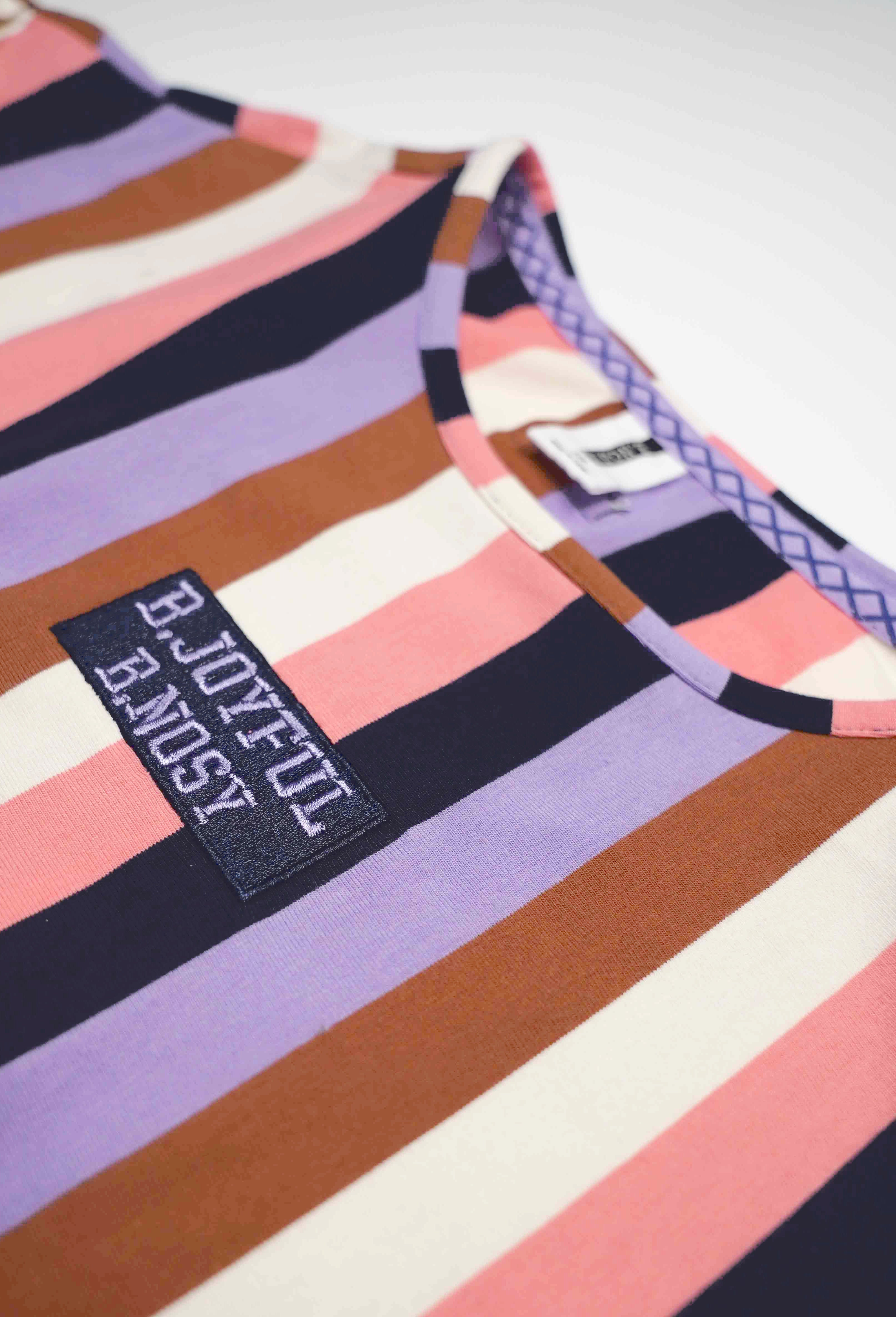 B.Nosy Girls Multi Color Stripe Dress W/ Cut Out Side Part