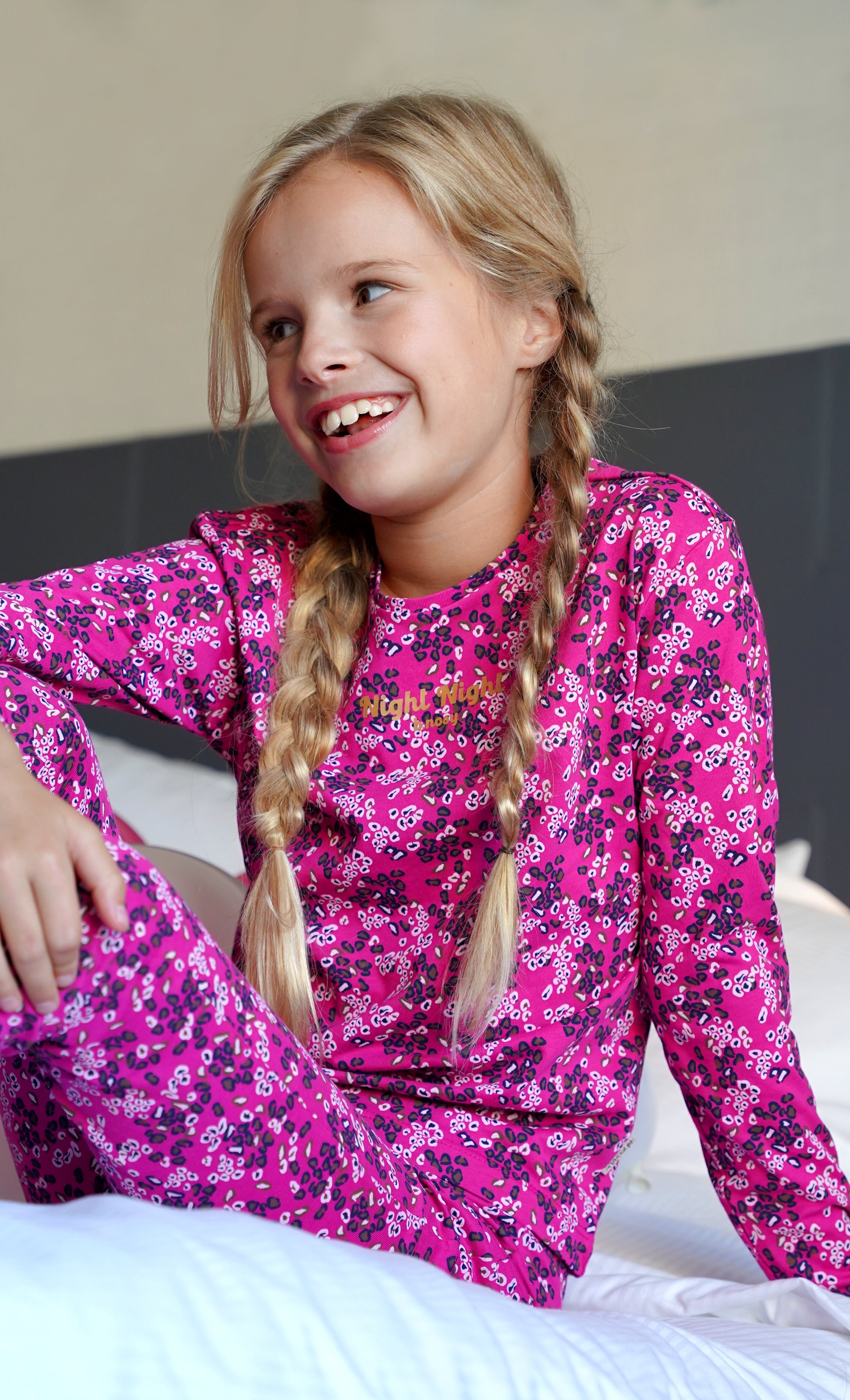 B.Nosy Sabine Pyjama Set White  Stripes
